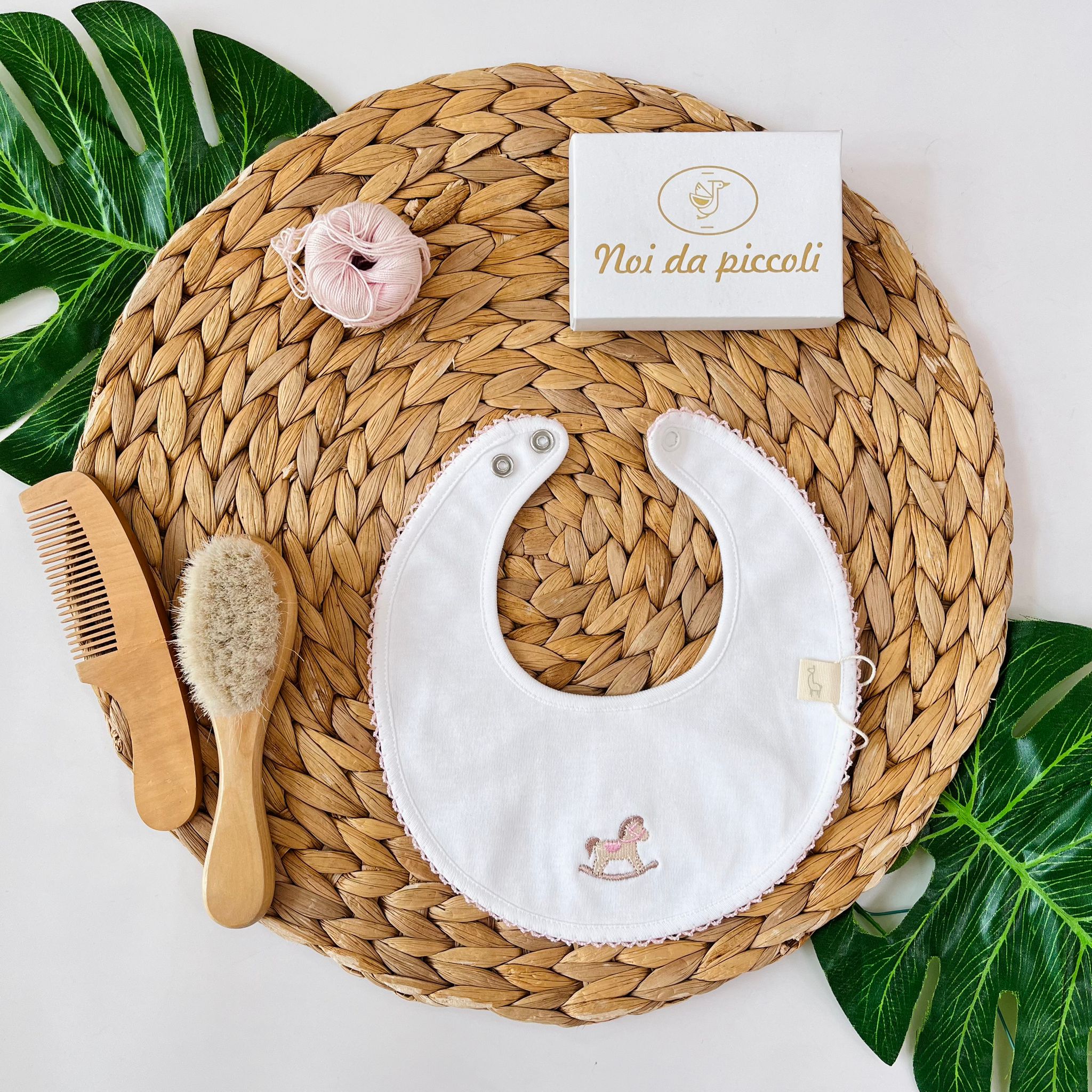 BAVETTA CAVALLUCCIO CENTRALE BIANCO - Noi da piccoli