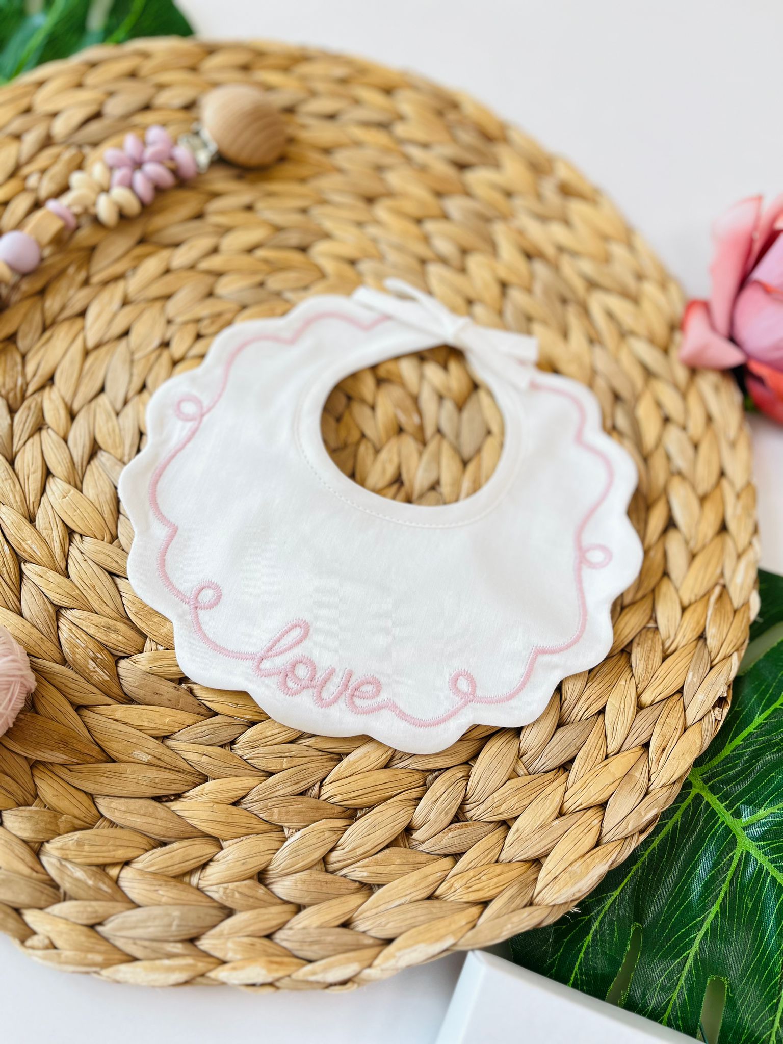 BAVETTA LOVE VANIGLIA MARSALA - Noi da piccoli