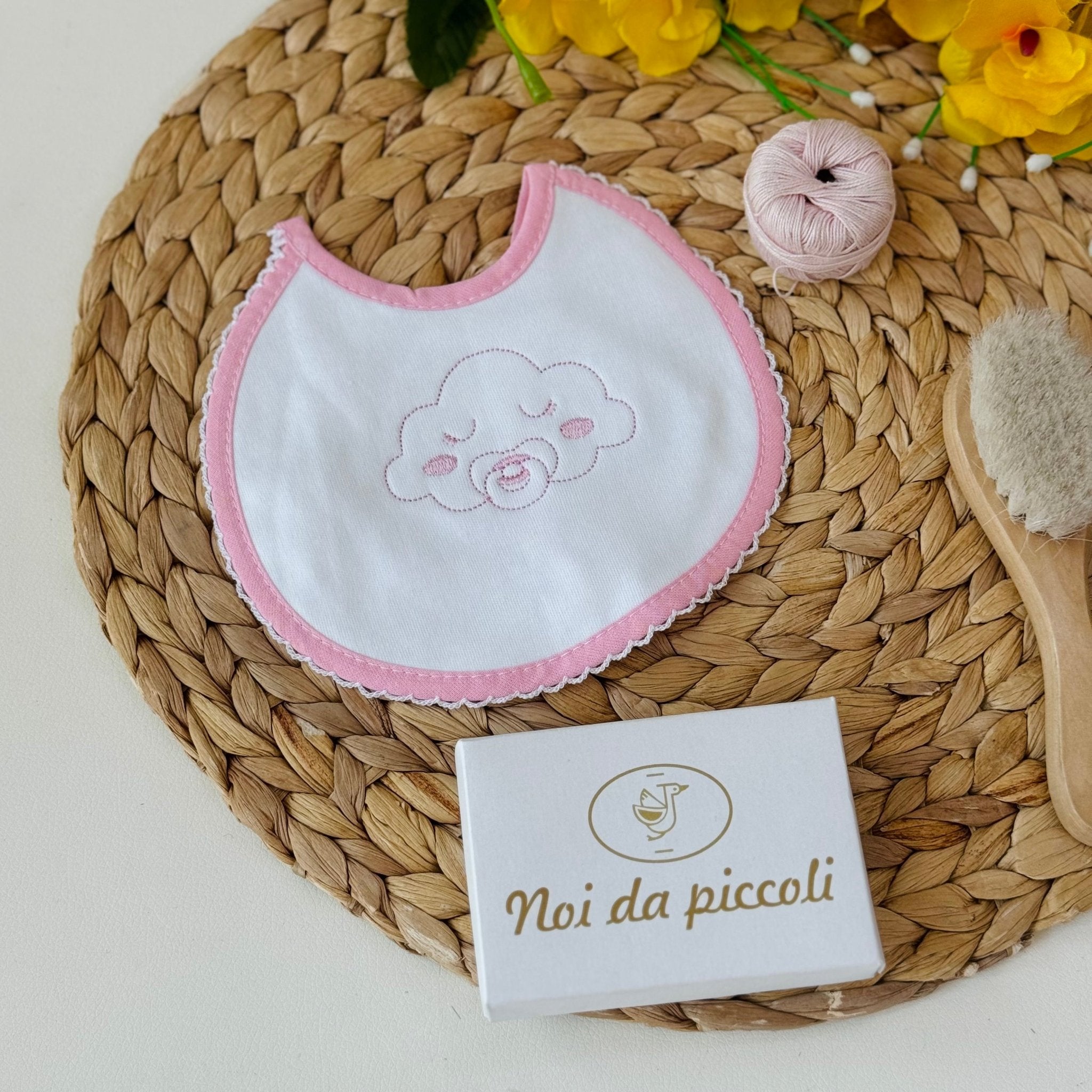 BAVETTA ROSA NUVOLETTA - Noi da piccoli