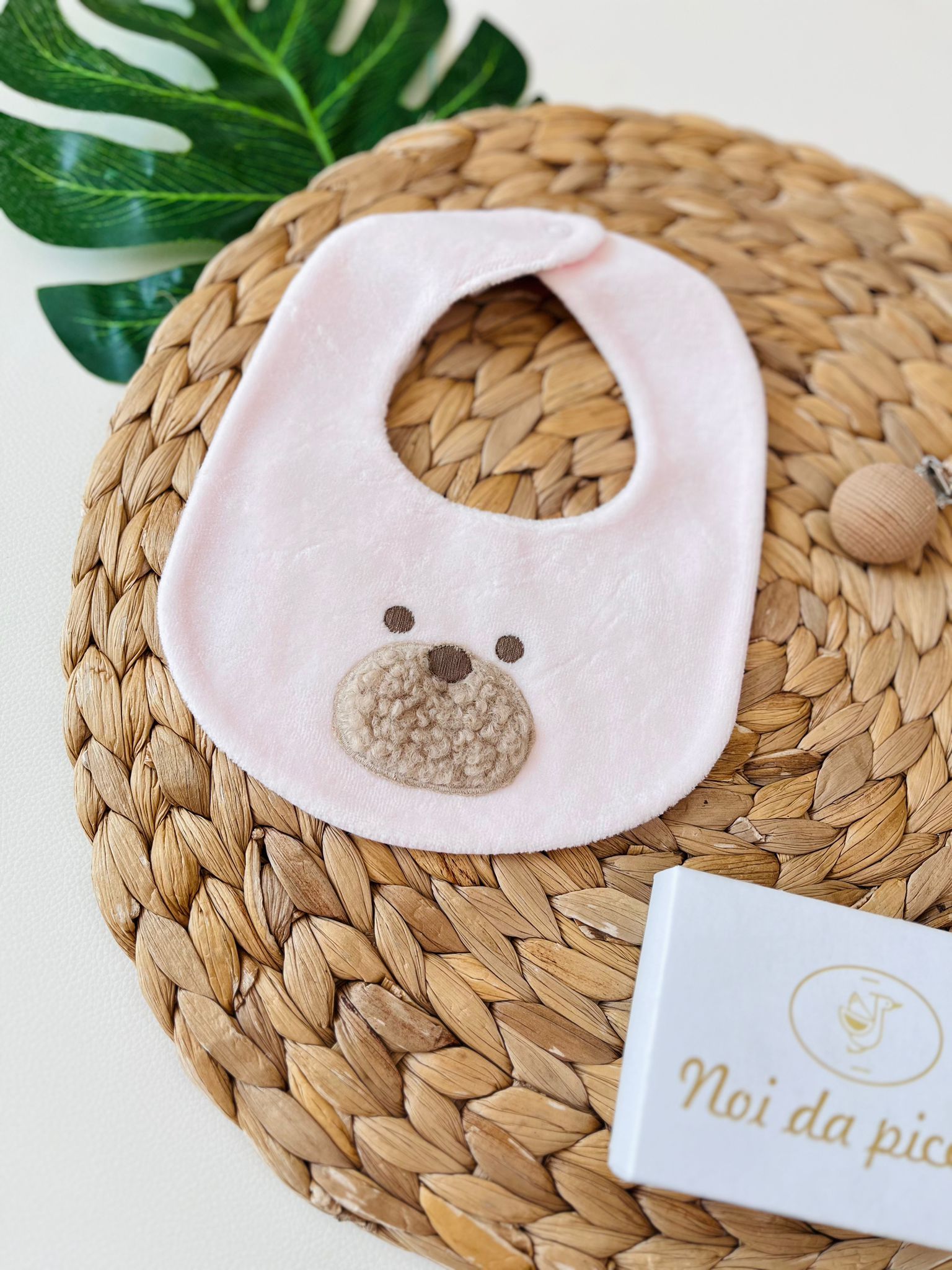 BAVETTA TED CINIGLIA ROSA TABACCO - Noi da piccoli