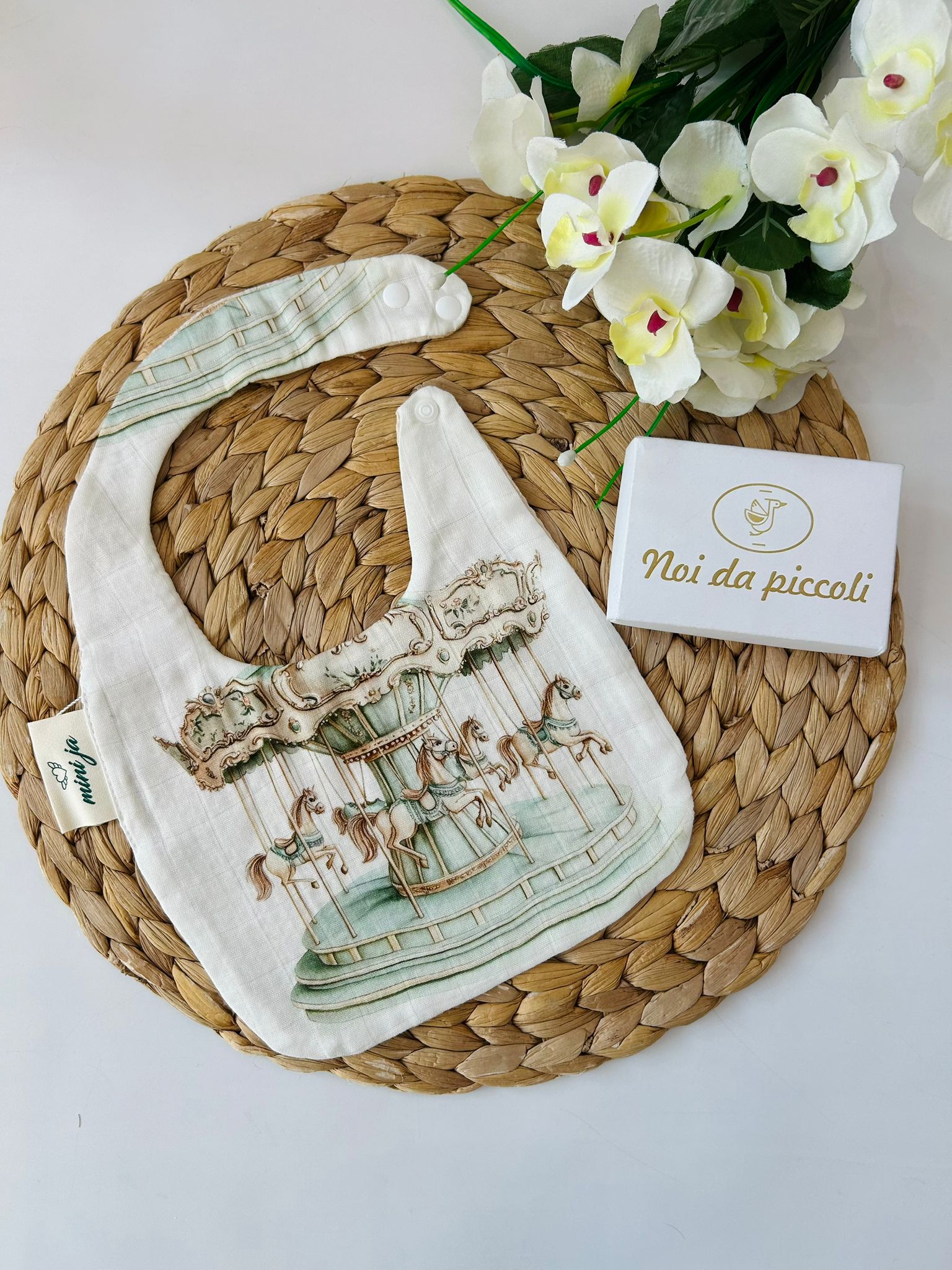 BAVETTO CAROSELLO VERDE - Noi da piccoli