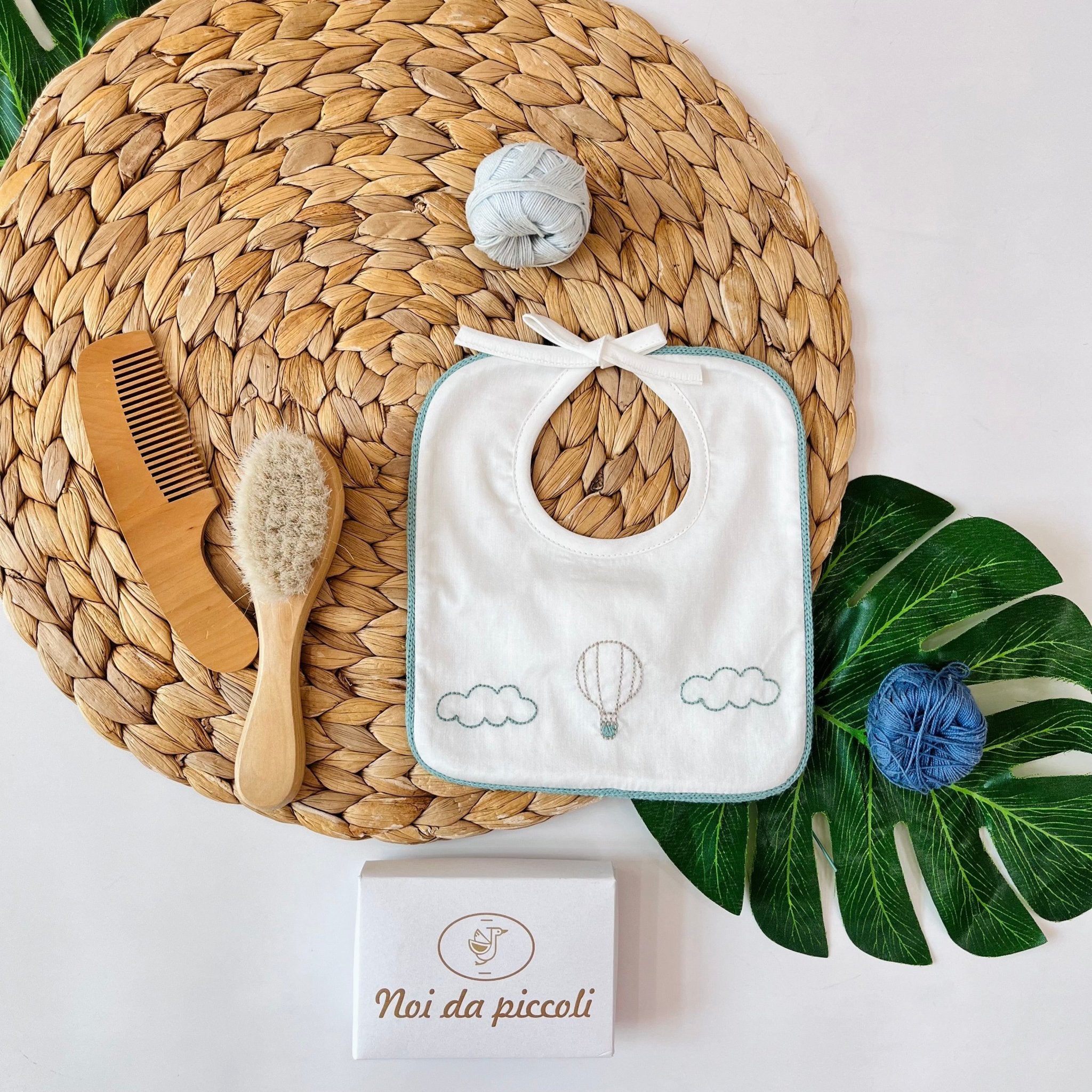 BAVETTO MONGOLFIERA VERDE SALVIA - Noi da piccoli