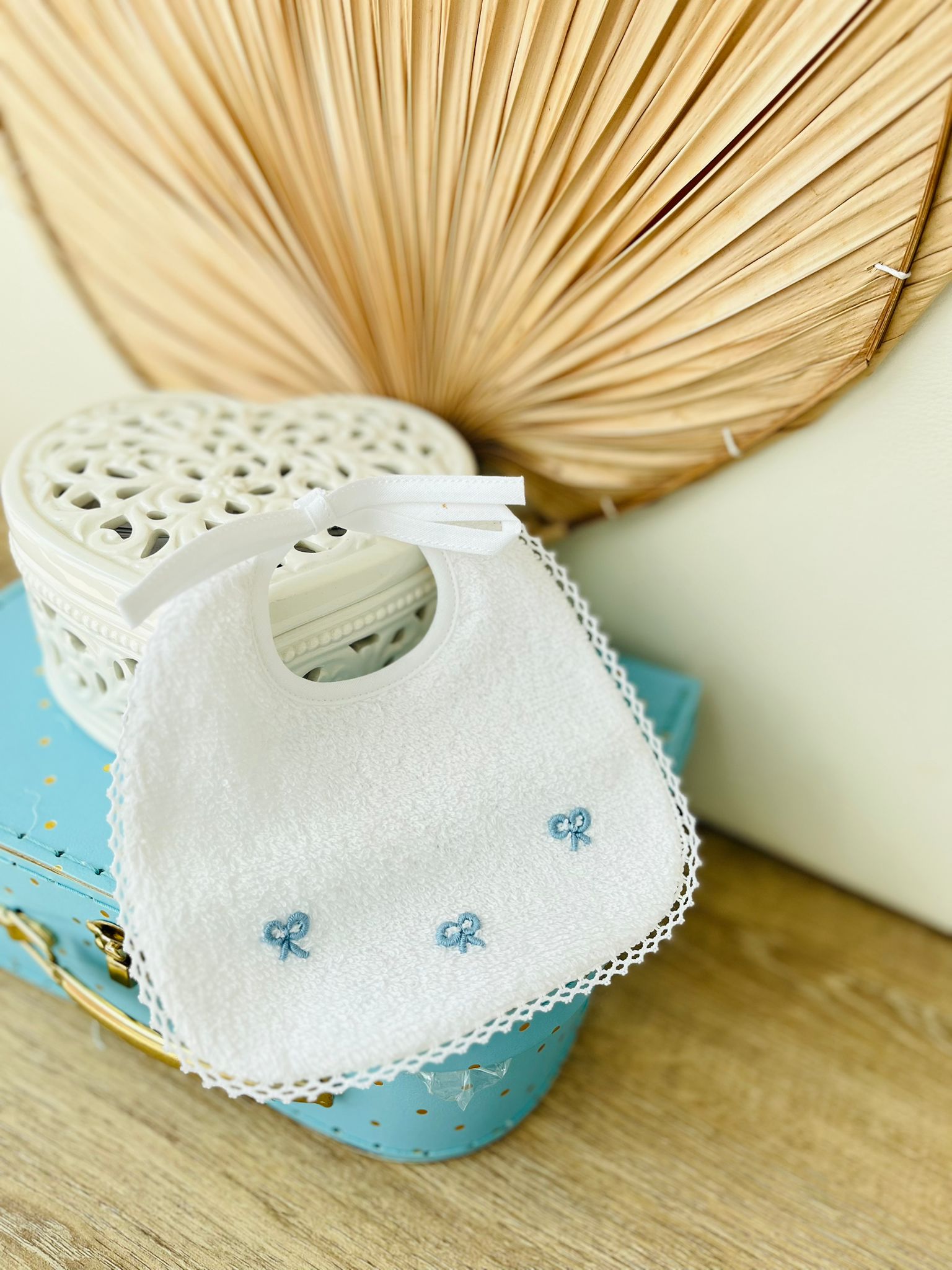 BAVETTO SOFFICE BIANCO CIELO - Noi da piccoli