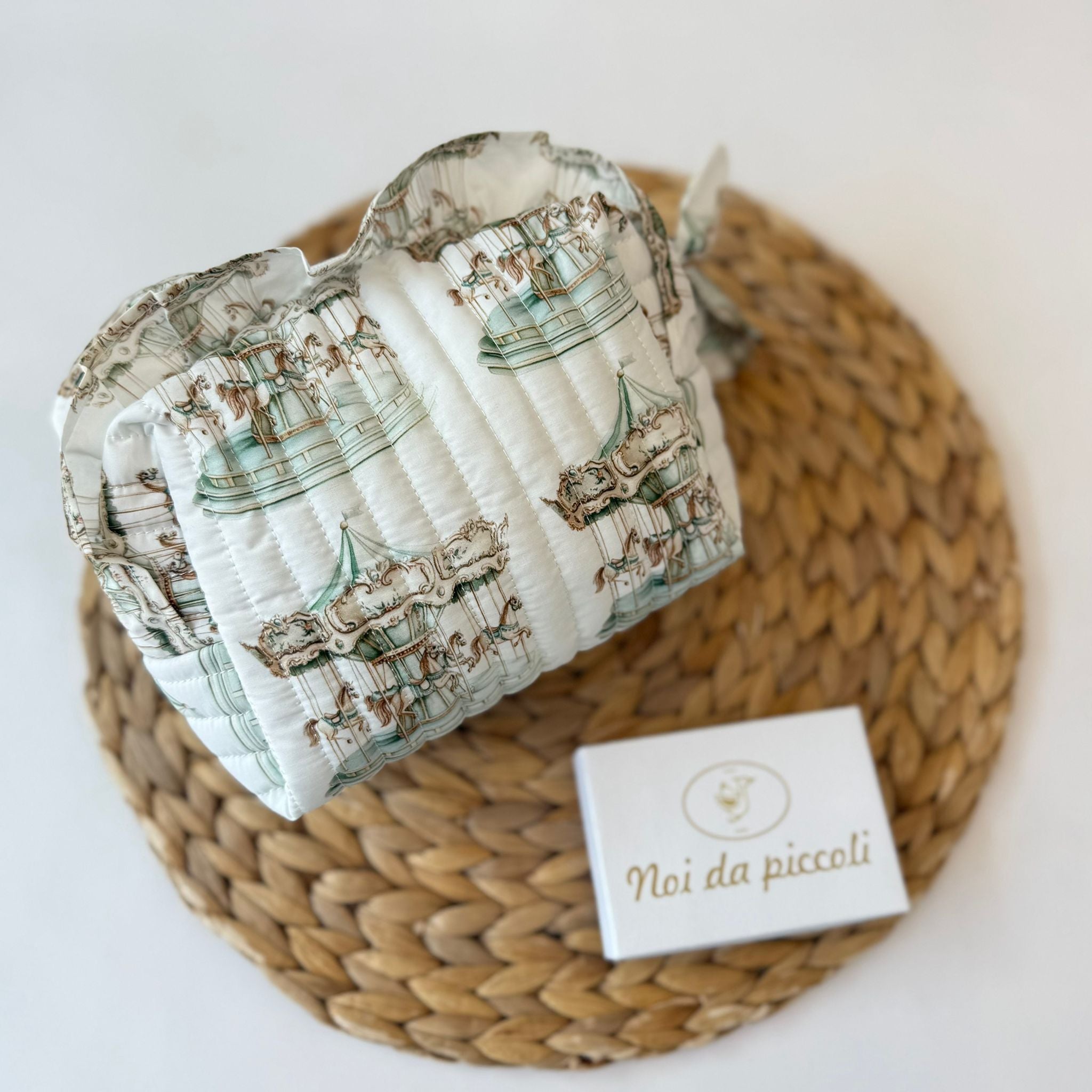 BEAUTYCASE CAROSELLO VERDE - Noi da piccoli