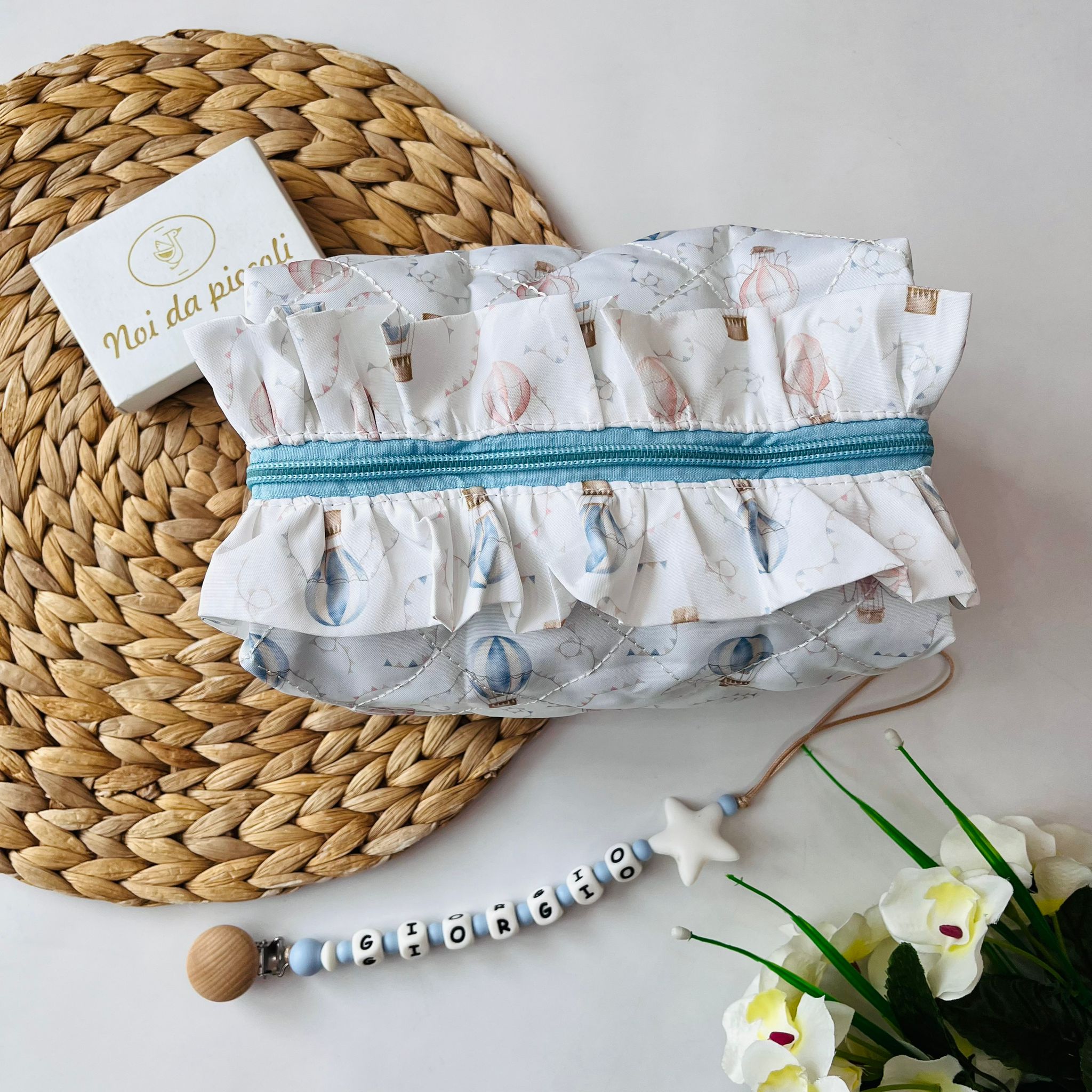 BEAUTYCASE MONGOLFIERA CIELO - Noi da piccoli