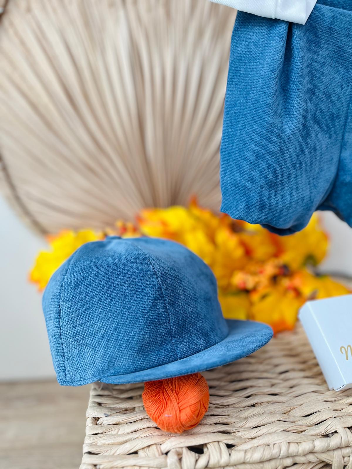 BERRETTO CON VISIERA VELLUTINO avion - Noi da piccoli