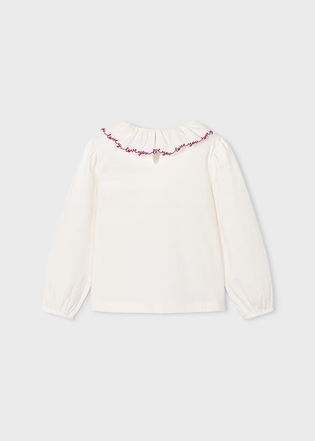 Blusa COTONE CALDO AVORIO - Noi da piccoli