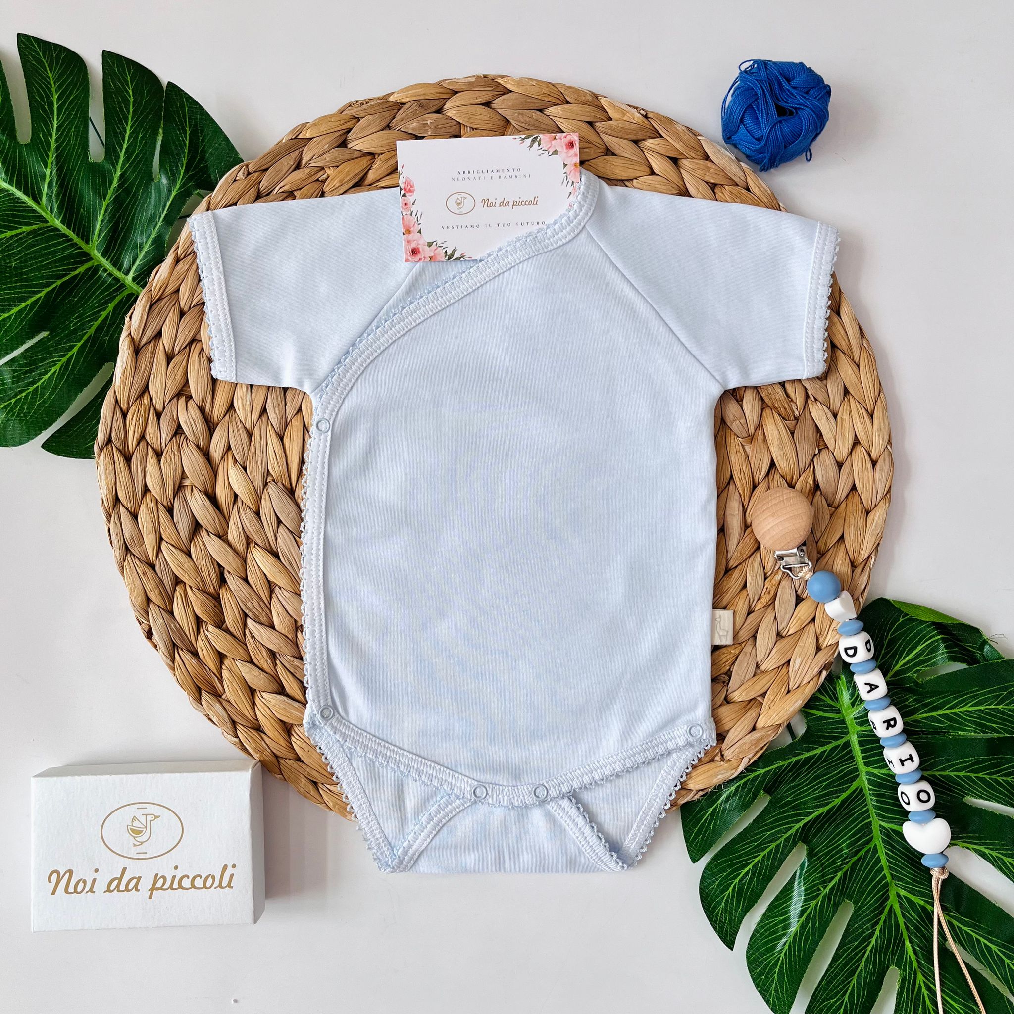 BODY ANTIPANICO COTONE CALDO CIELO - Noi da piccoli