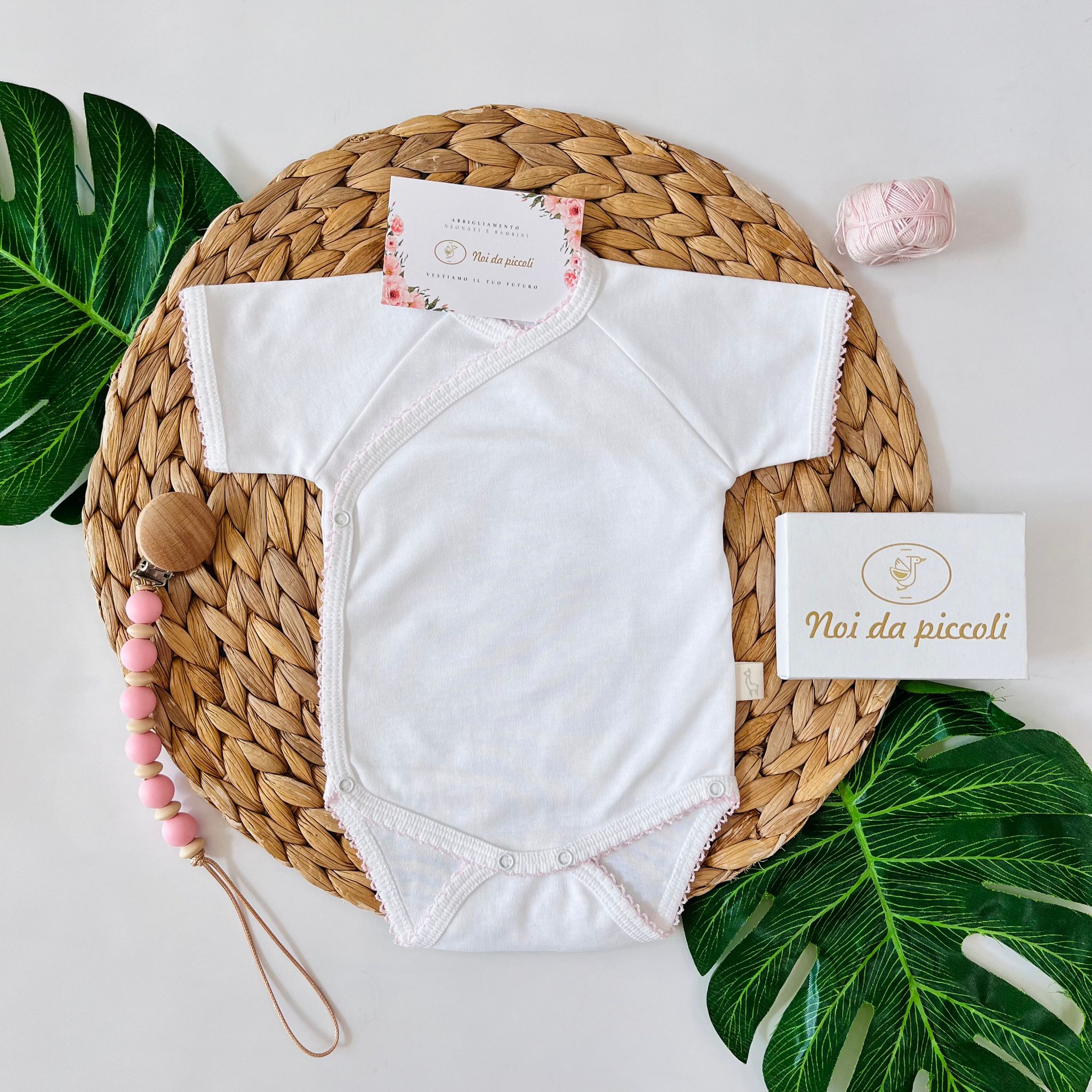 BODY ANTIPANICO COTONE CALDO ROSA - Noi da piccoli