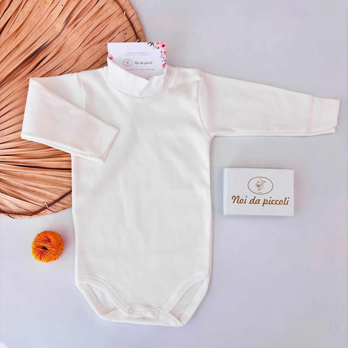 Body Antipanico Mezzo Collo Cisne Panna Babidu - Noi da piccoli