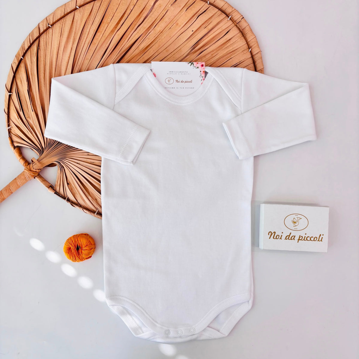 Body Classic Americano Bianco Babidu - Noi da piccoli
