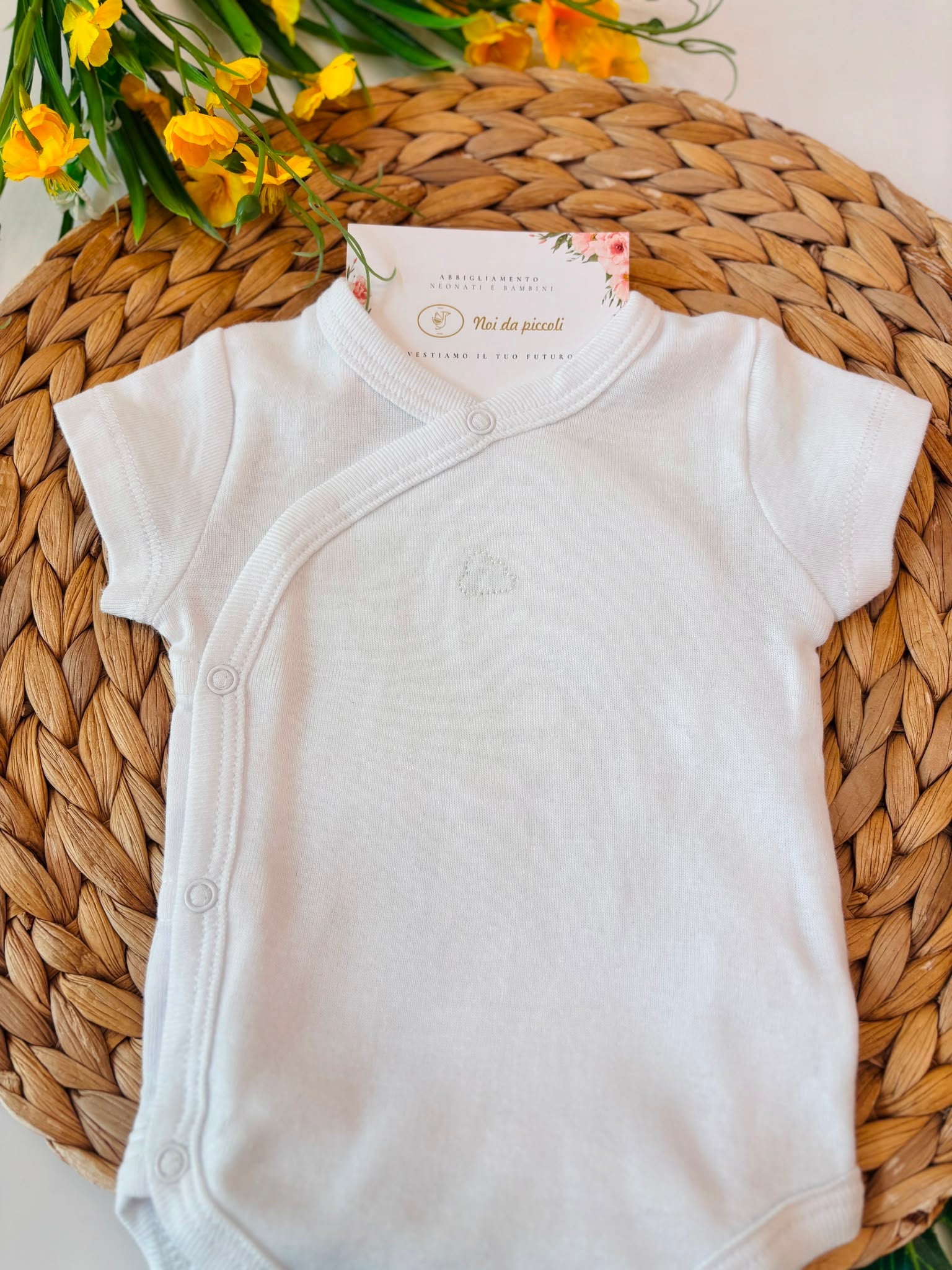 BODY COTONE CALDO BIANCO - Noi da piccoli