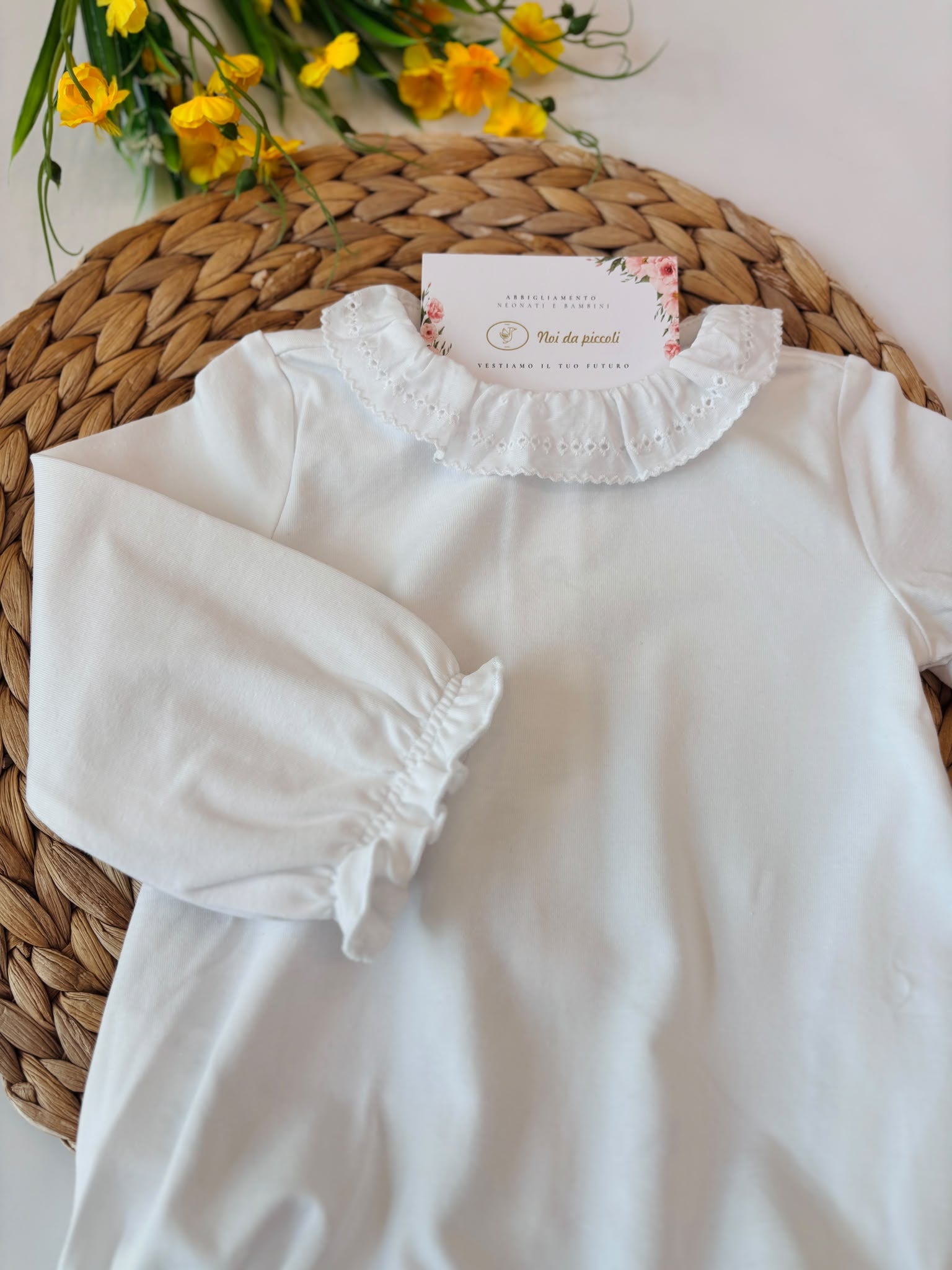 BODY COTONE CALDO BIANCO - Noi da piccoli