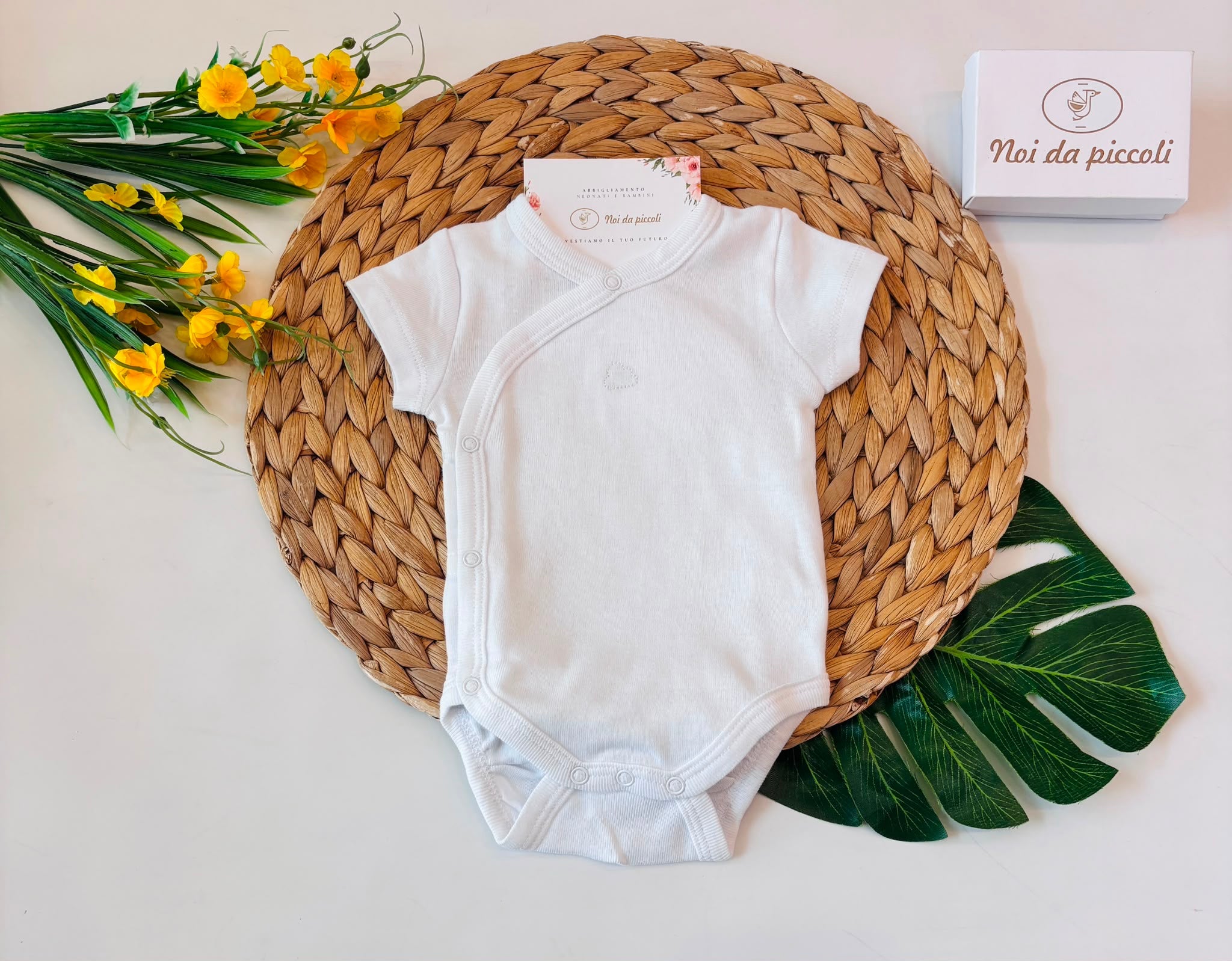 BODY COTONE CALDO BIANCO - Noi da piccoli