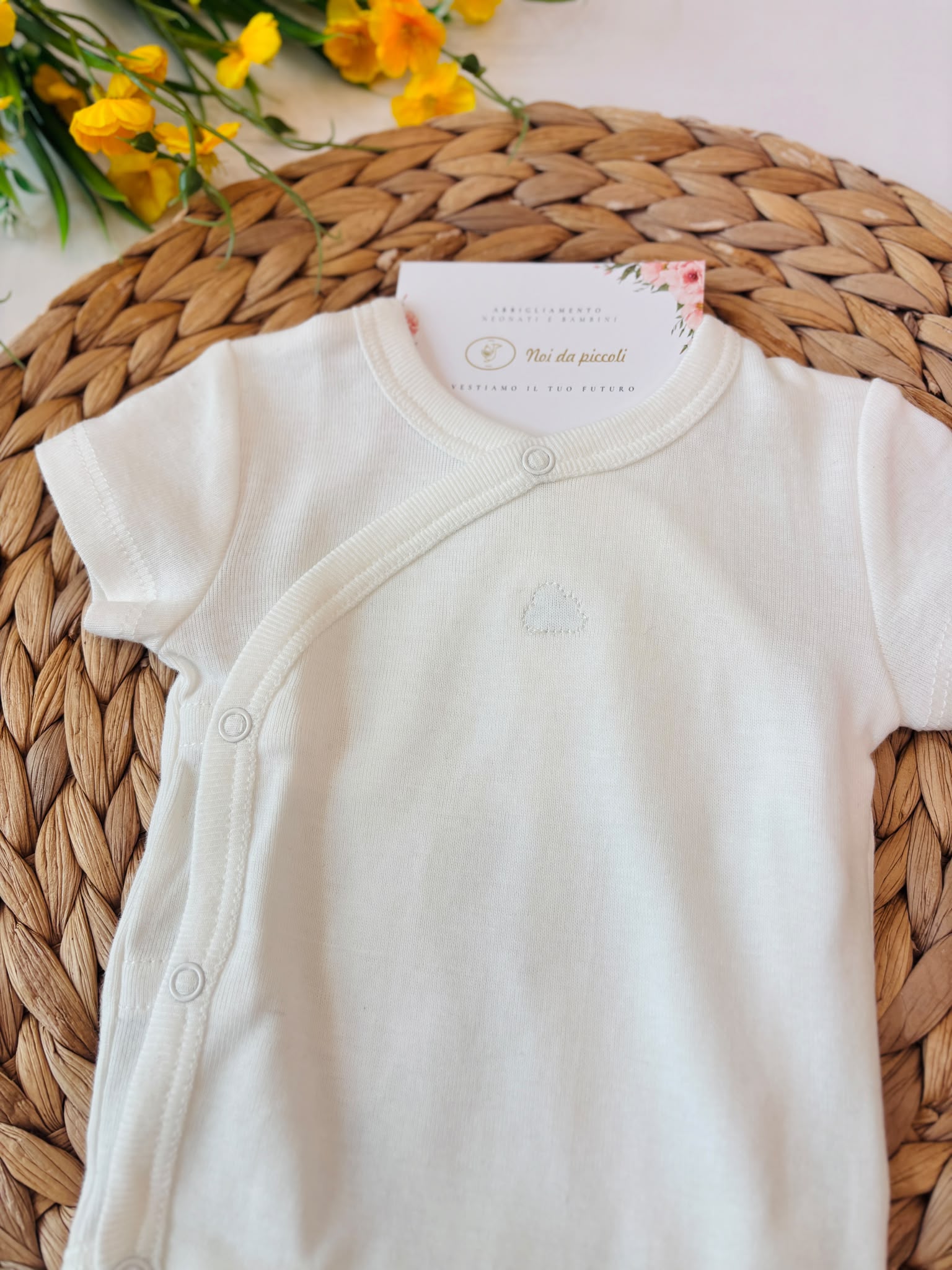 BODY COTONE CALDO ECRU - Noi da piccoli