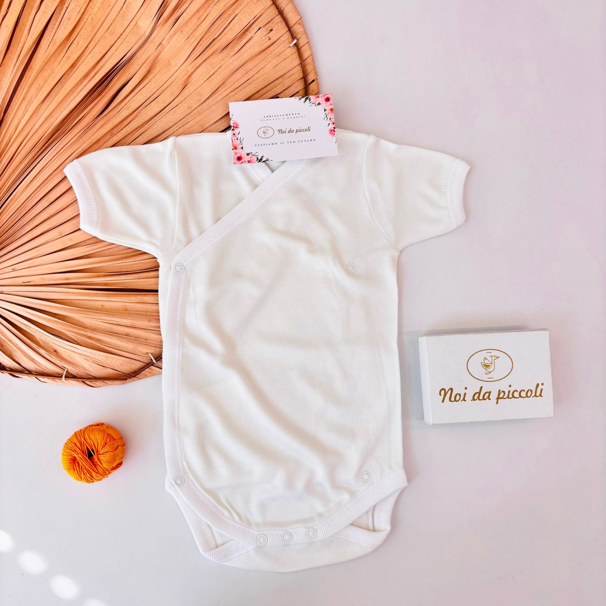 Body Cru Bamboo Bianco Babidu - Noi da piccoli