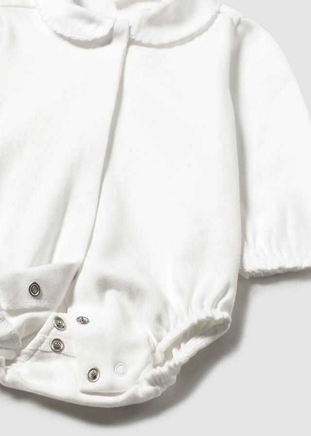 BODY IN CALDO COTONE CRUDO - Noi da piccoli