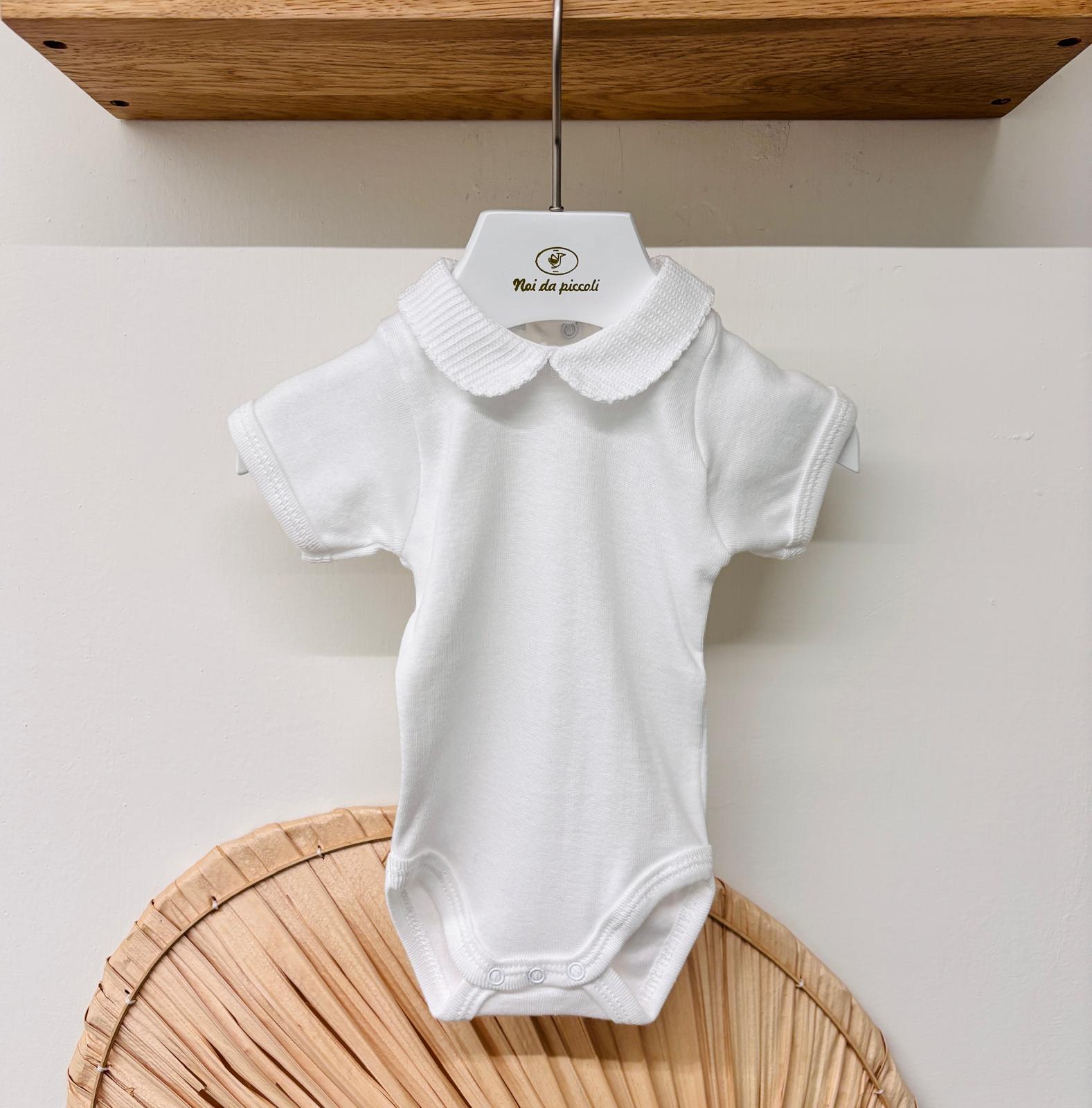 BODY IN COTONE BIANCO - Noi da piccoli