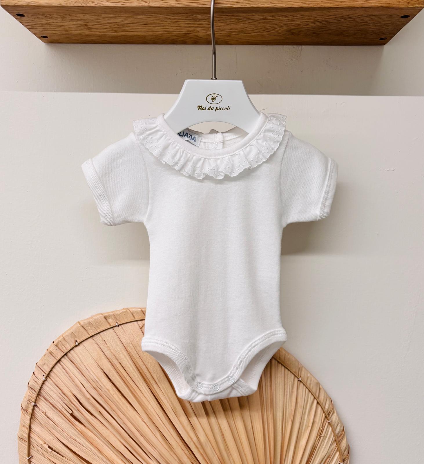 BODY IN COTONE BIANCO - Noi da piccoli
