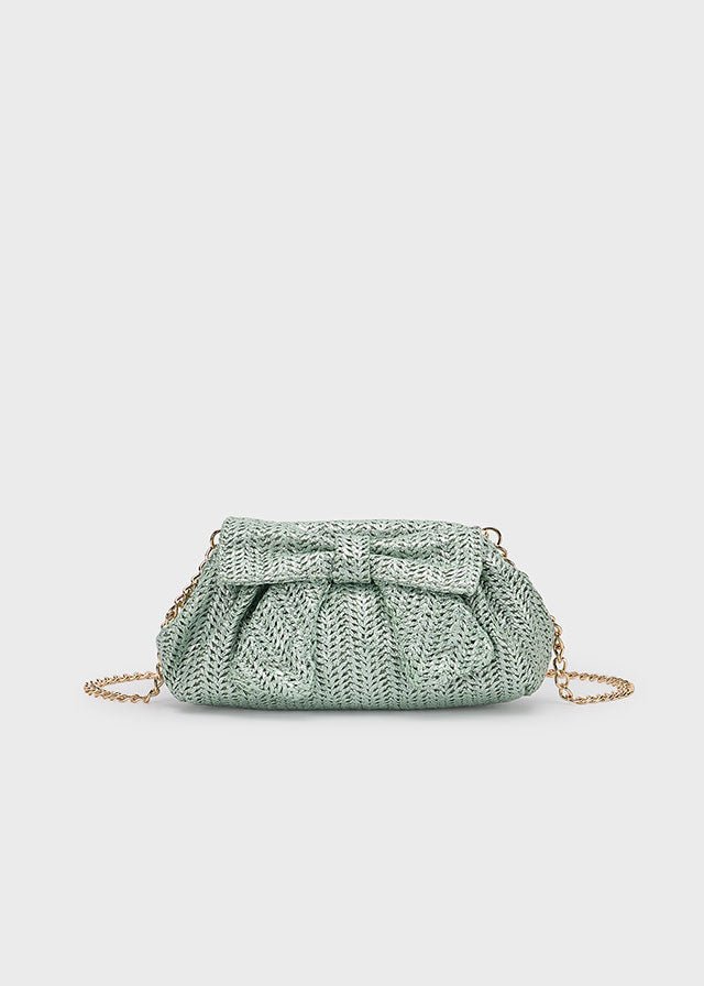 BORSA FIOCCO CON TRACOLLA VERDE - Noi da piccoli
