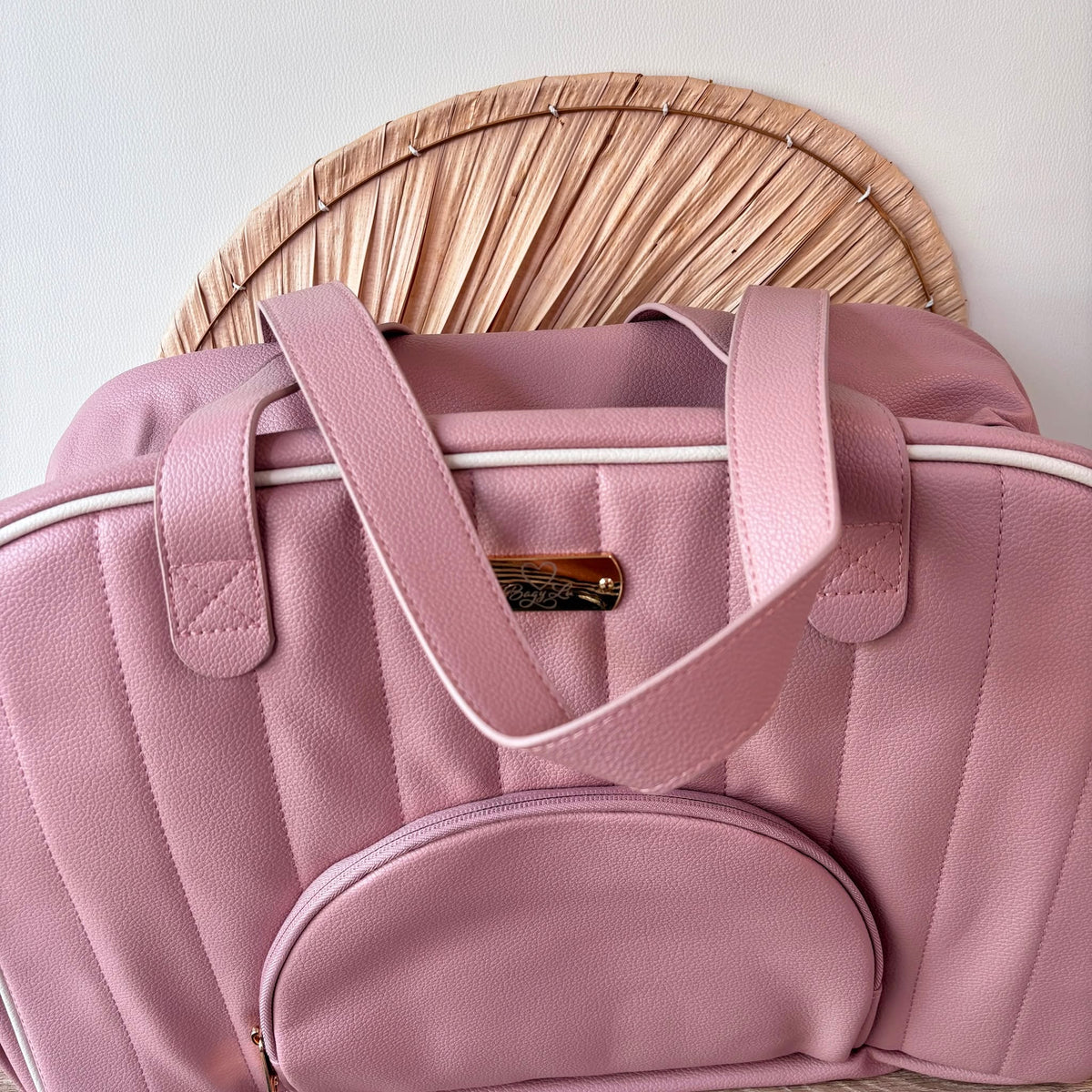 Borsa Maternita' Ecopelle Rosa Bagy Lu - Noi da piccoli