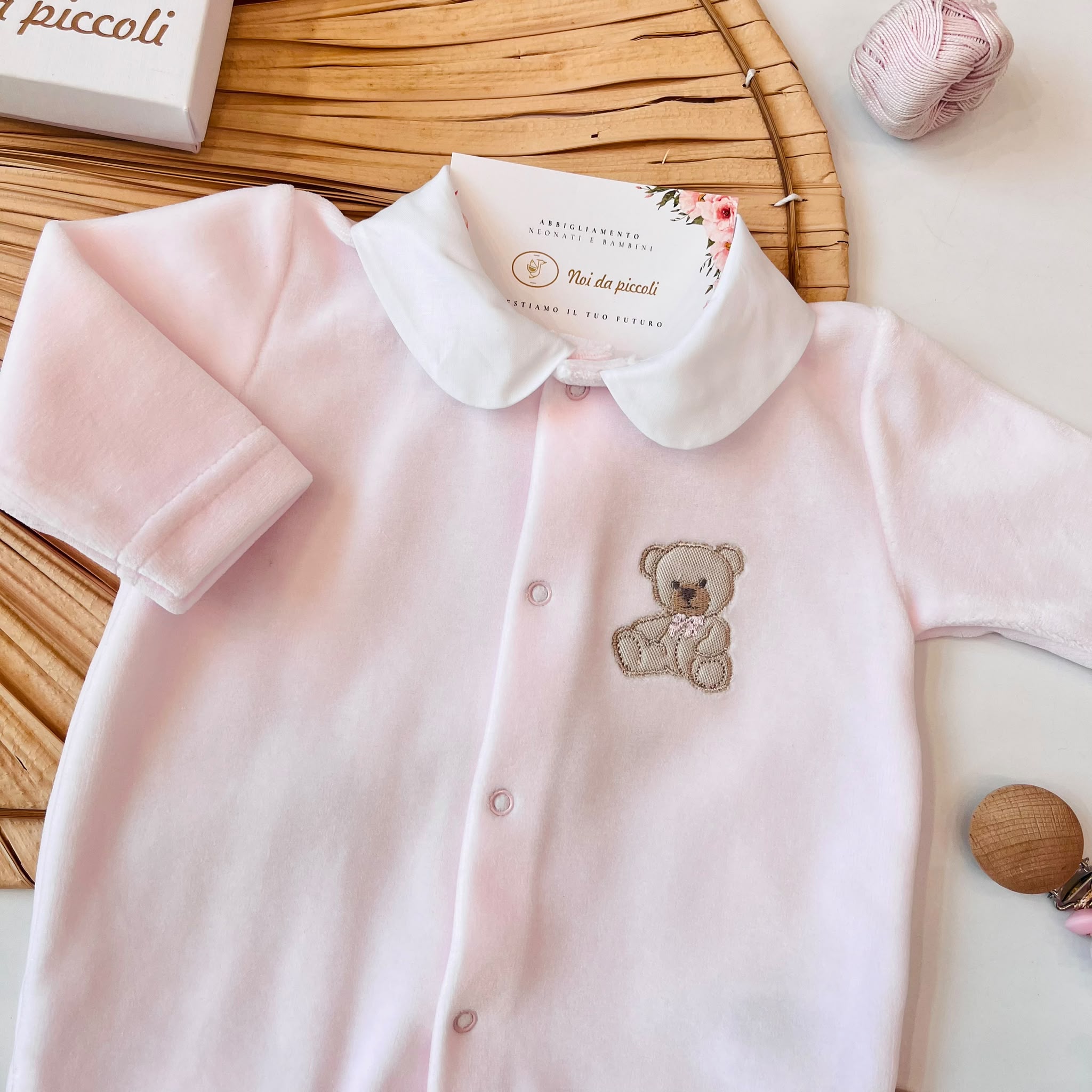 TUTINA ANTIPANICO IN CINIGLIA CON ORSETTO ROSA