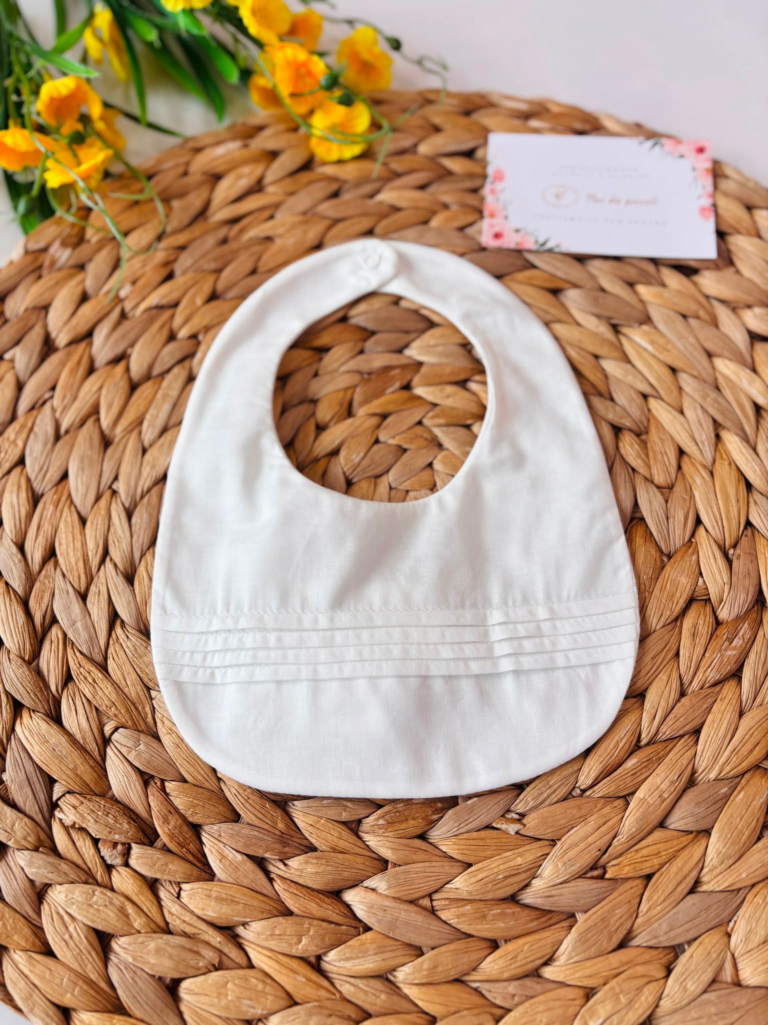 BAVETTA 100 % COTONE BIANCO