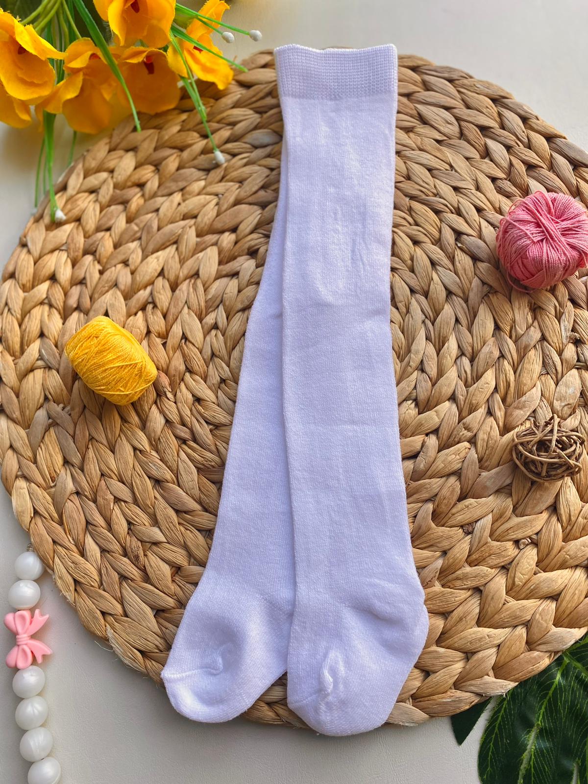 CALZE IN FILATO CALDO FILATO CALDO BLANCO - Noi da piccoli