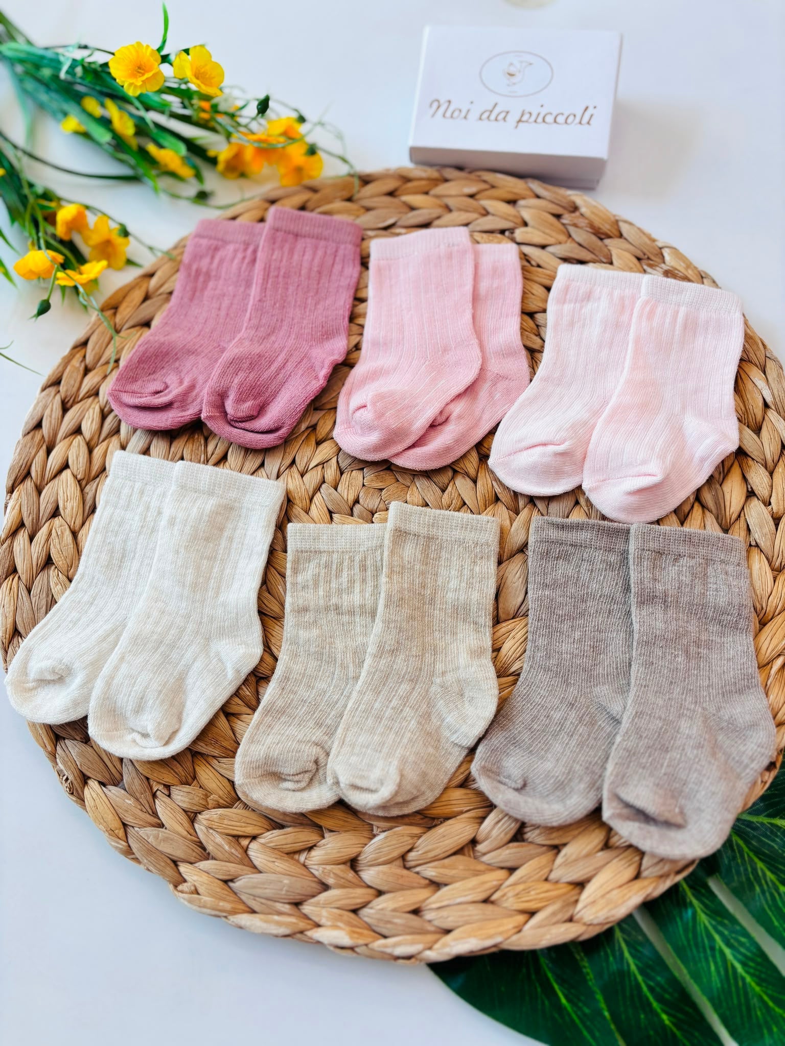 CALZINI COTONE CALDO ROSA - Noi da piccoli
