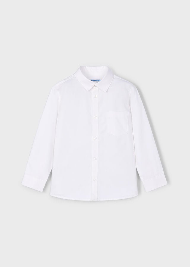 CAMICIA 100% COTONE BIANCO - Noi da piccoli