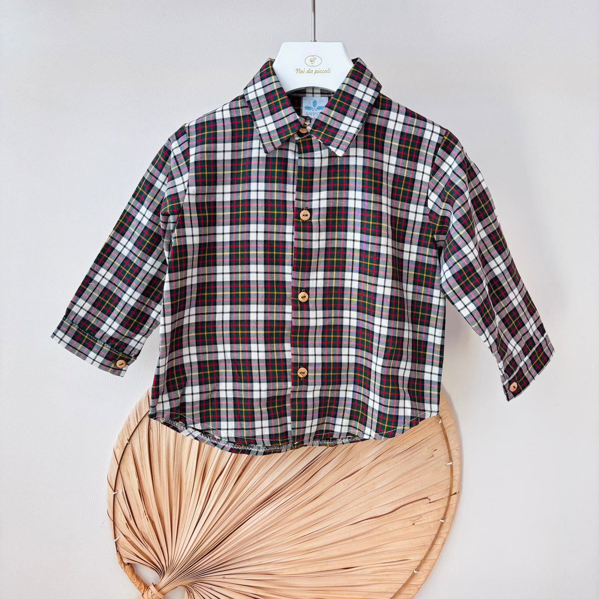 Camicia a Quadri Scozzesi Verde Sardon