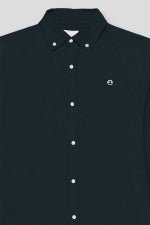CAMICIA IN COTONE CALDO BLU - Noi da piccoli