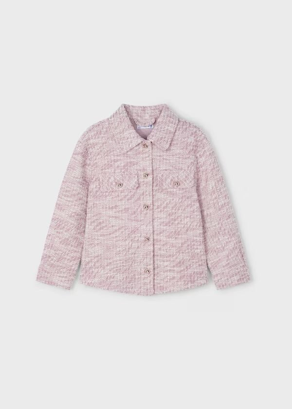 CAMICIA ROSADO CON BOTTONI ORO - Noi da piccoli