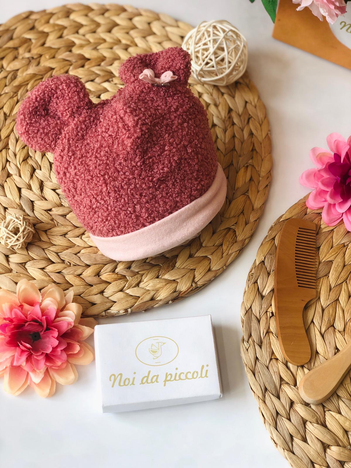 CAPPELLINO ROSA ANTICO TEDDY - Noi da piccoli