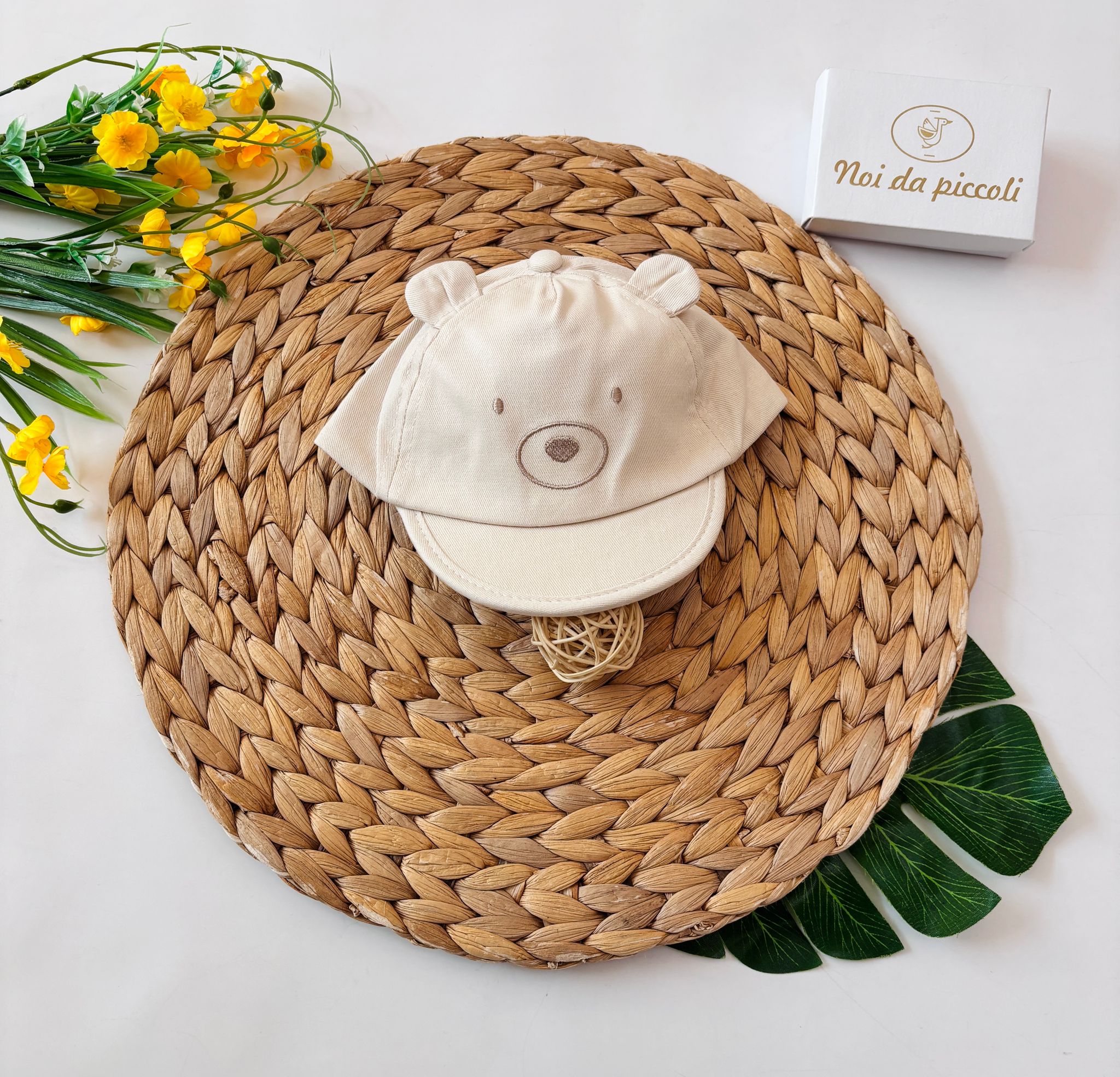 CAPPELLO A BERRETTO ORSETTO BEIGE - Noi da piccoli