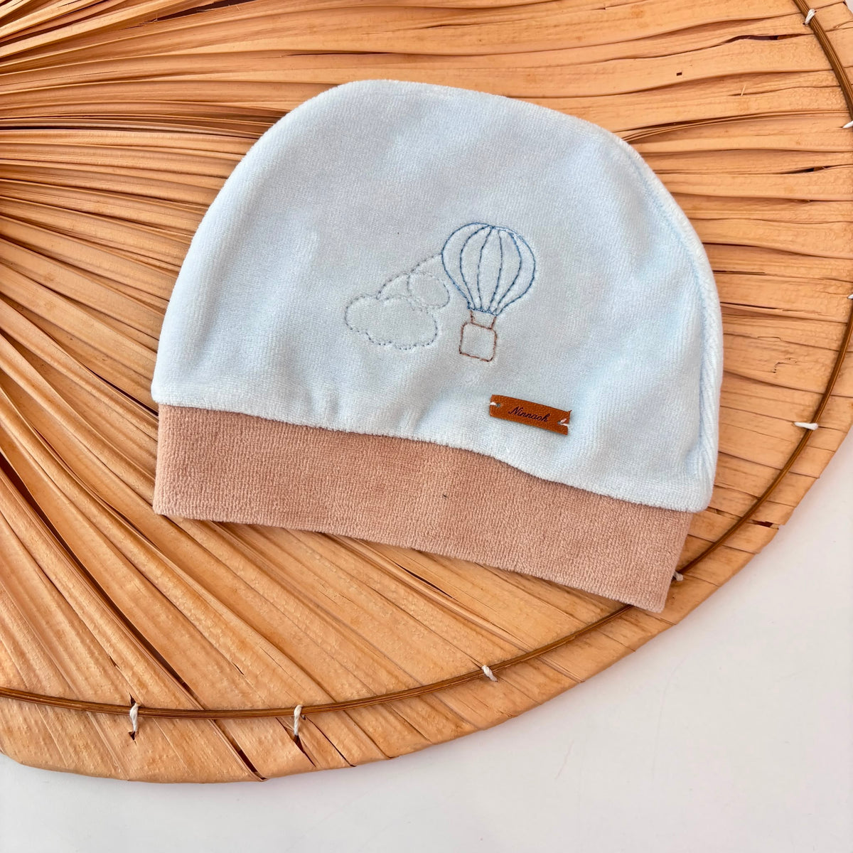 CAPPELLO ciniglia con mongolfiera CIELO - Noi da piccoli