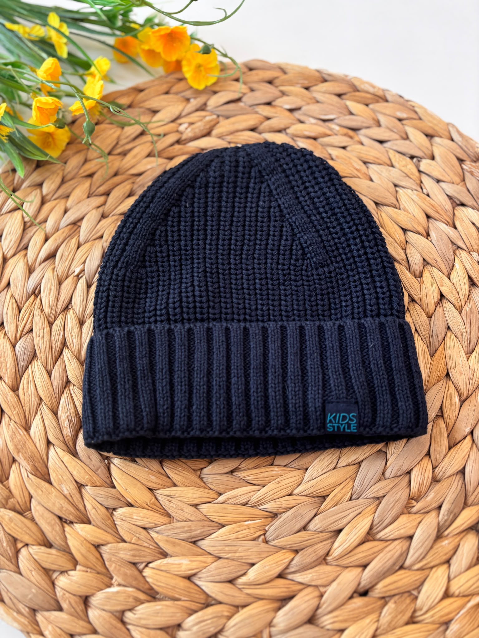 CAPPELLO FILATO CALDO BLU - Noi da piccoli