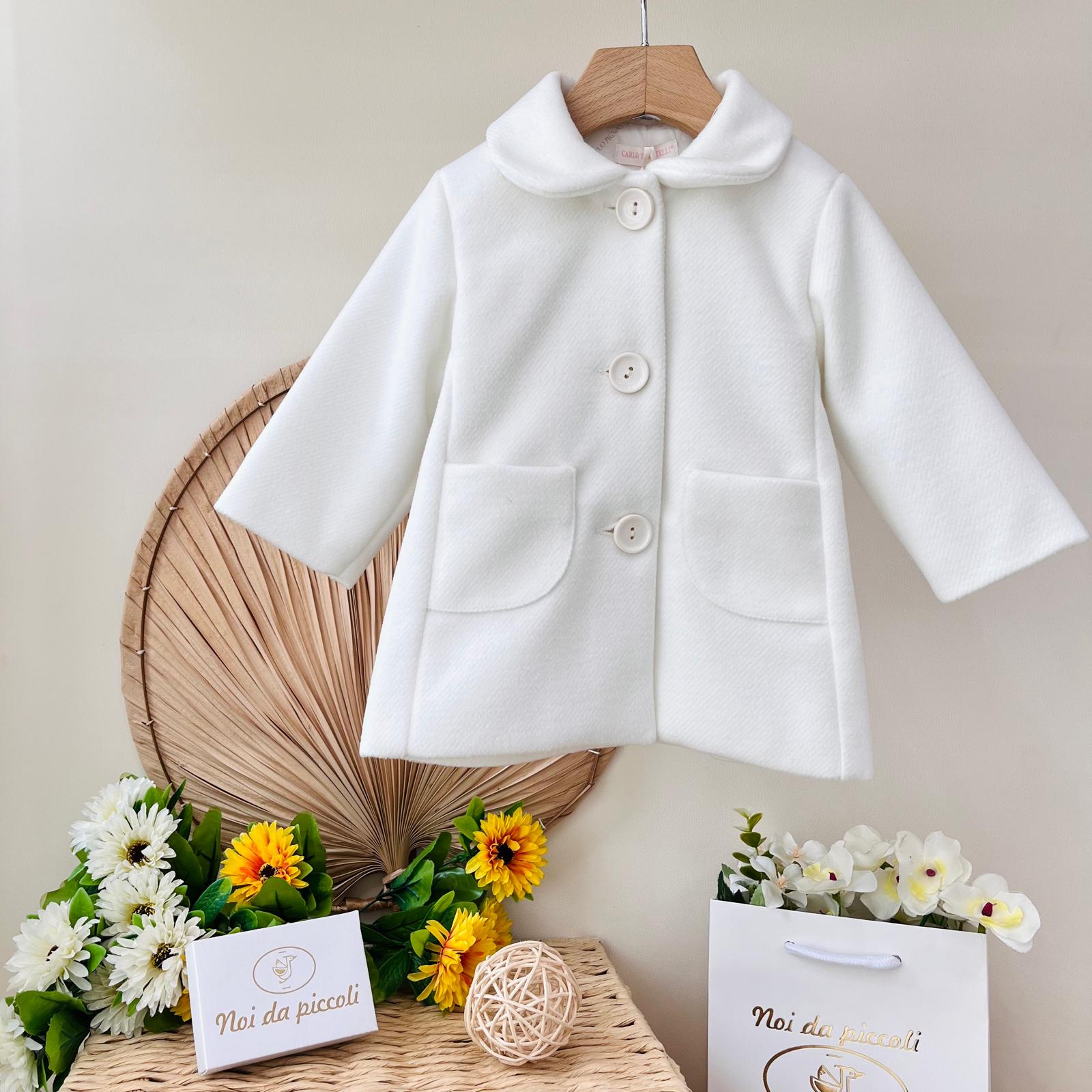CAPPOTTINO IN PANNO ARIENNE PANNA - Noi da piccoli