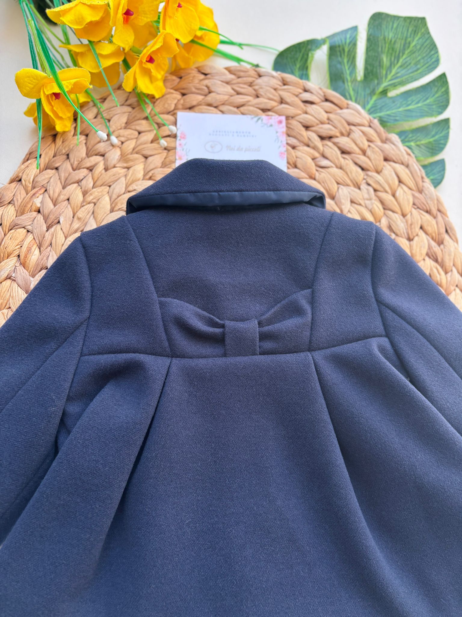 CAPPOTTINO IN PANNO BLU - Noi da piccoli