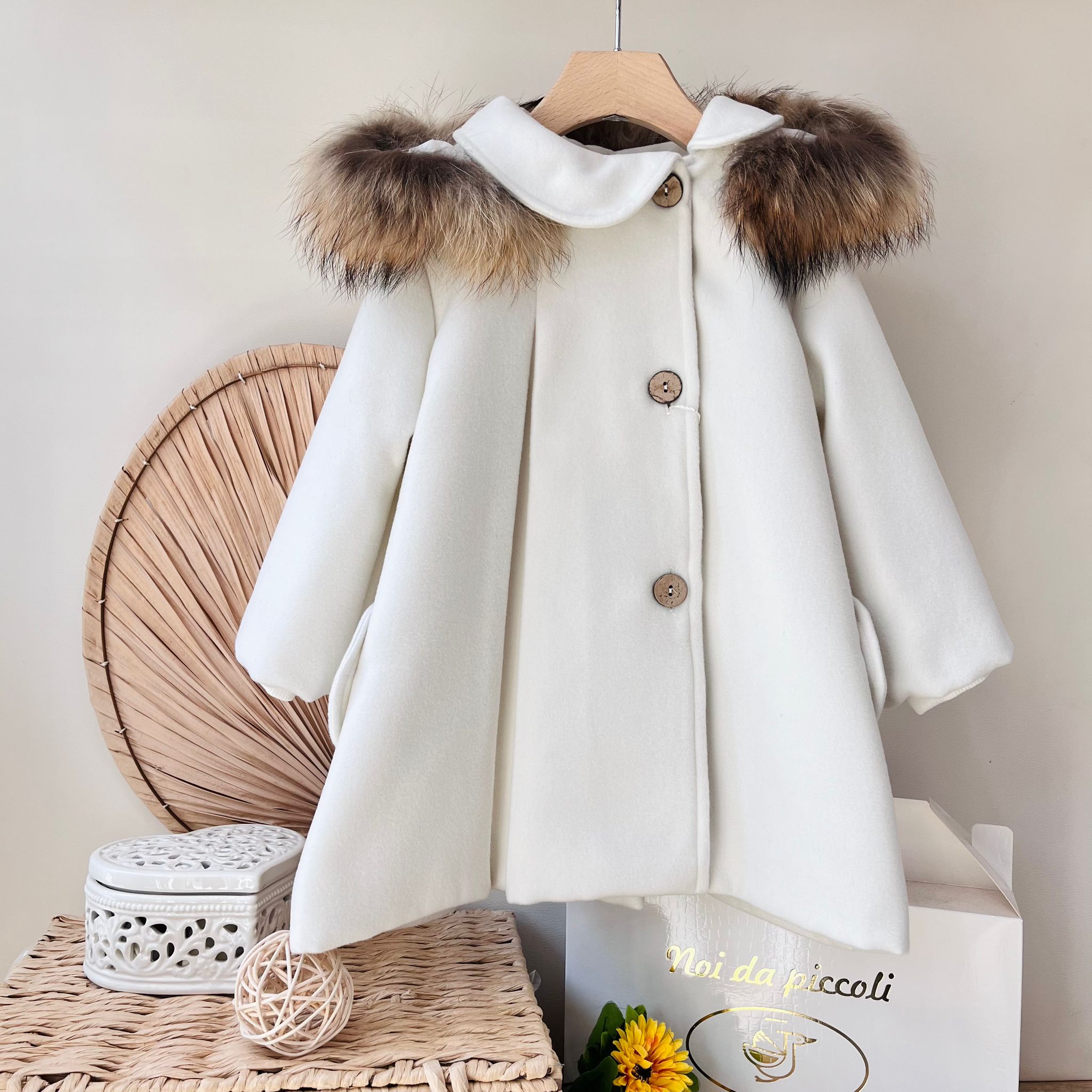 CAPPOTTINO IN PANNO PANNA - Noi da piccoli