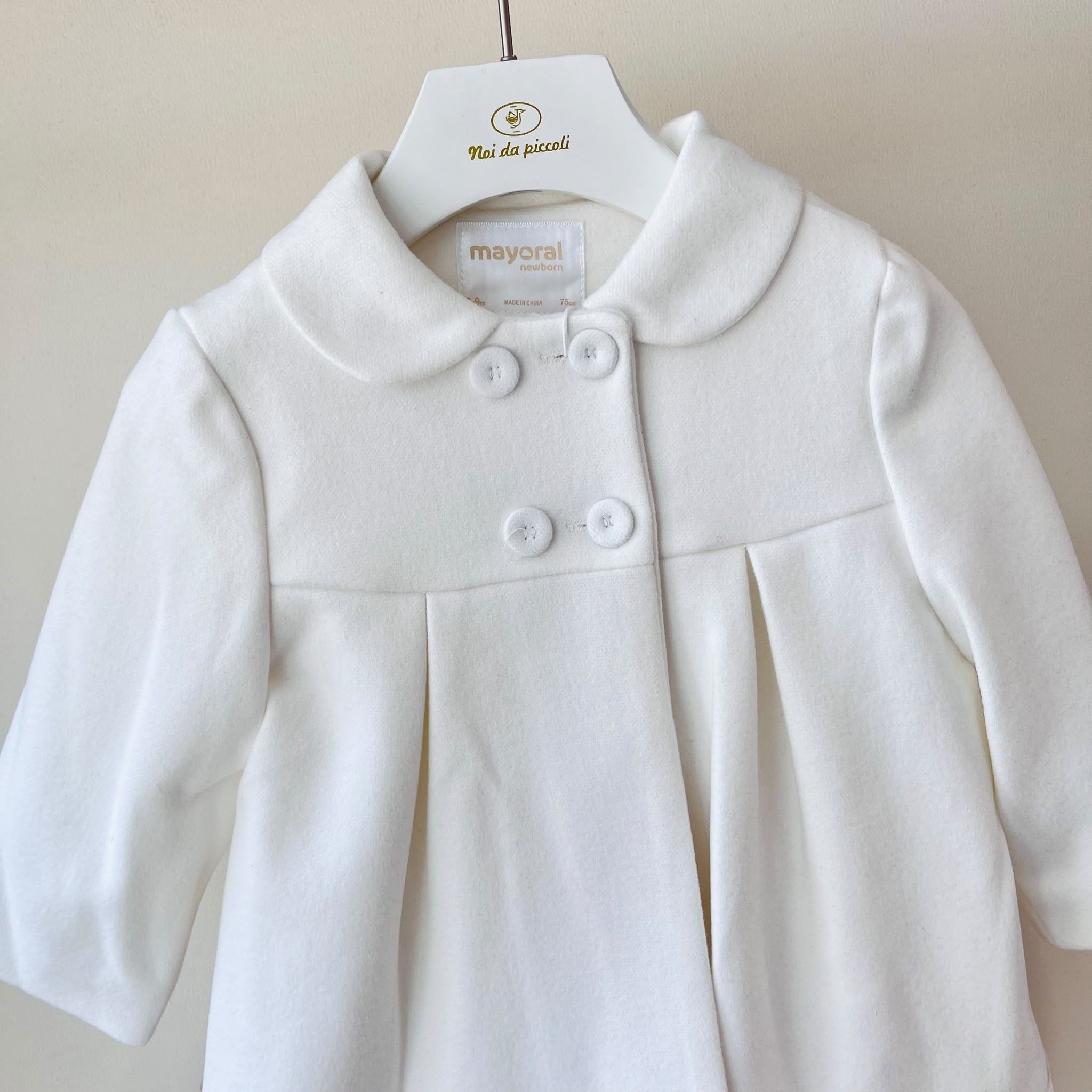 CAPPOTTO COTONE CALDO CRUDO - Noi da piccoli