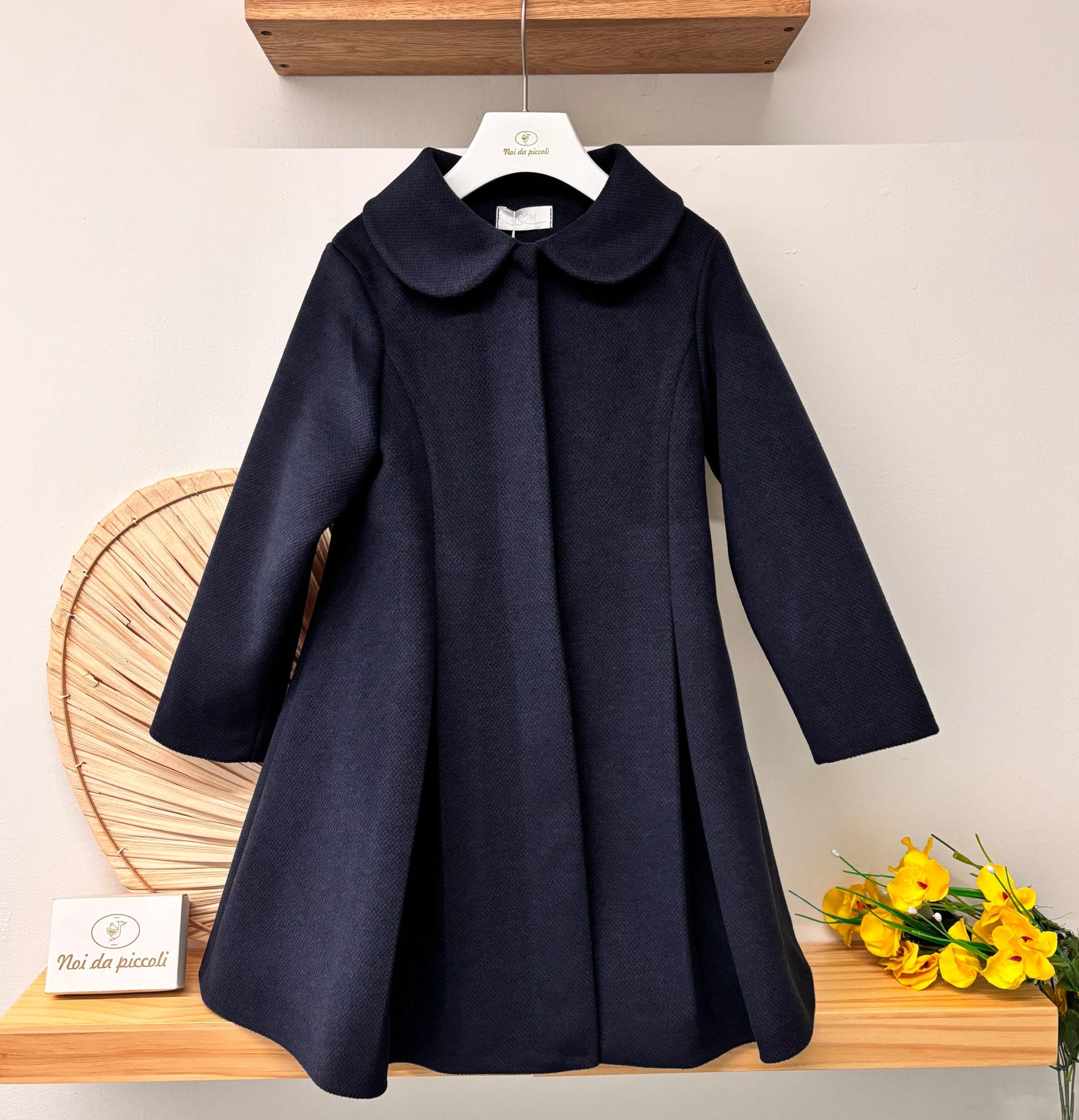 CAPPOTTO IN PANNO BLU - Noi da piccoli
