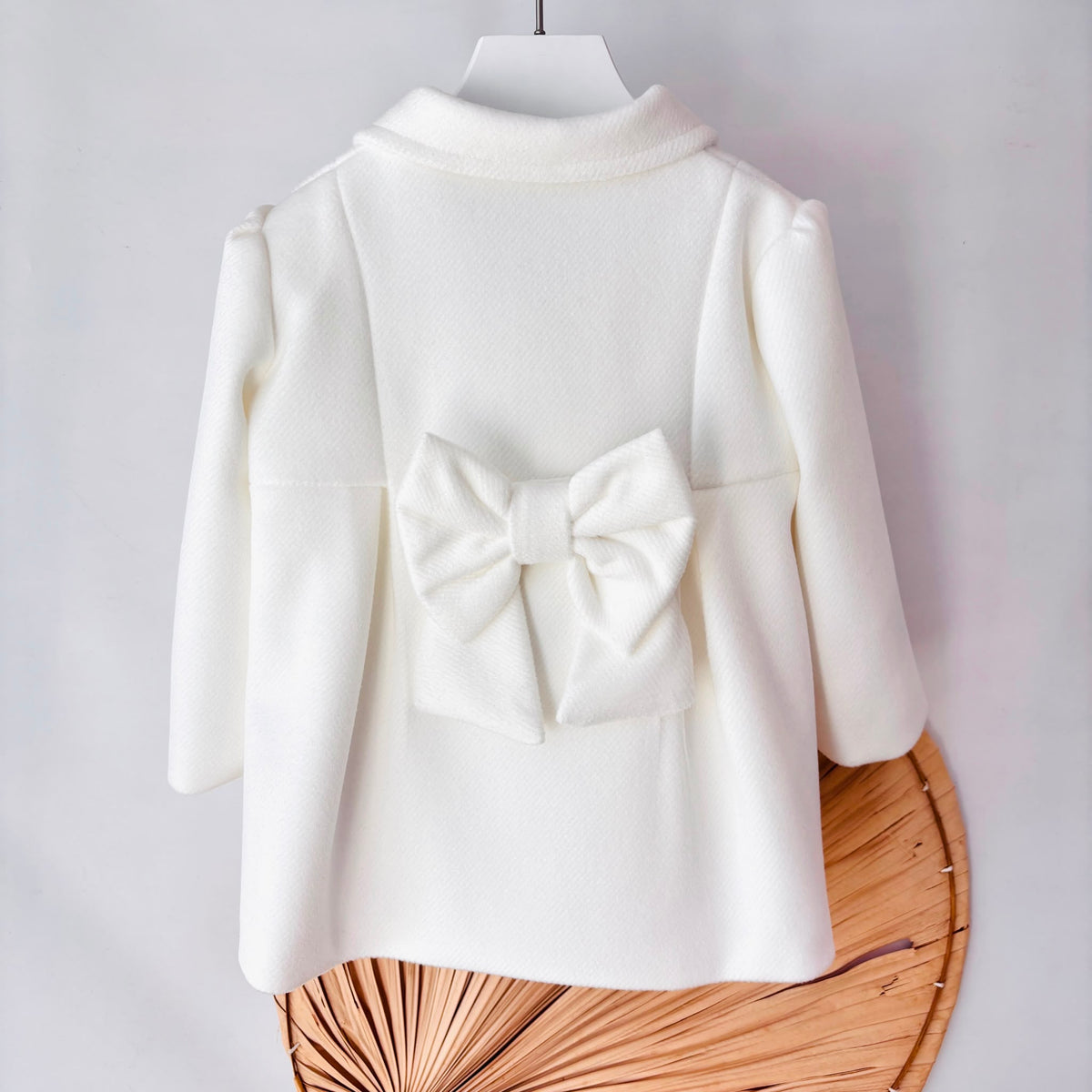 CAPPOTTO in panno British Chic BIANCO - Noi da piccoli