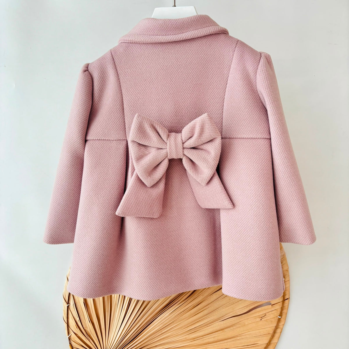 CAPPOTTO in panno British Chic ROSA - Noi da piccoli