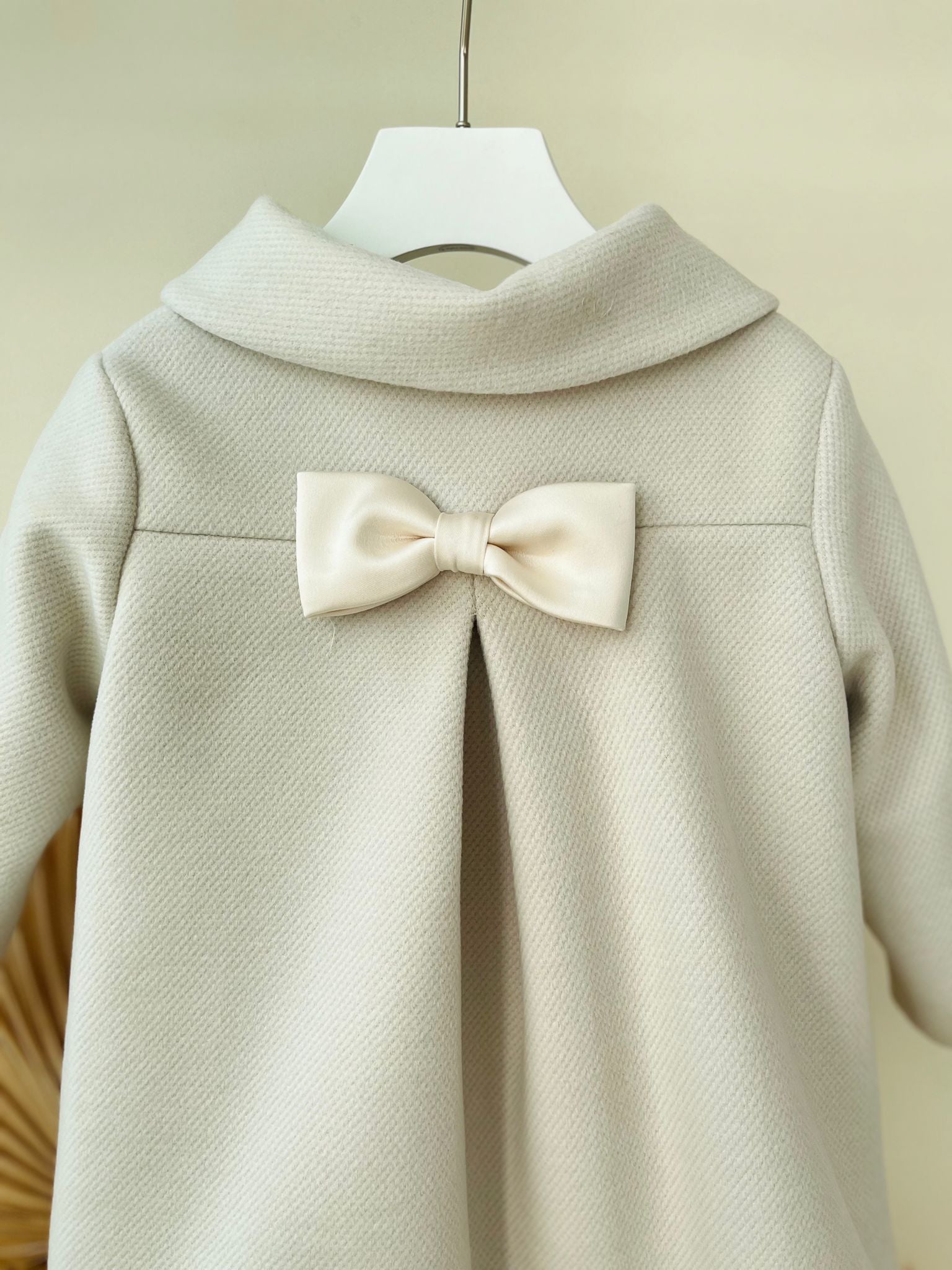 CAPPOTTO IN PANNO CON BOTTONCINI BEIGE - Noi da piccoli