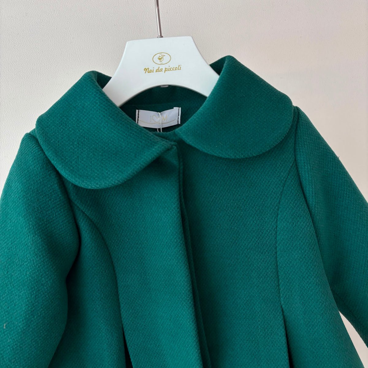CAPPOTTO in Panno Mygirl VERDE - Noi da piccoli