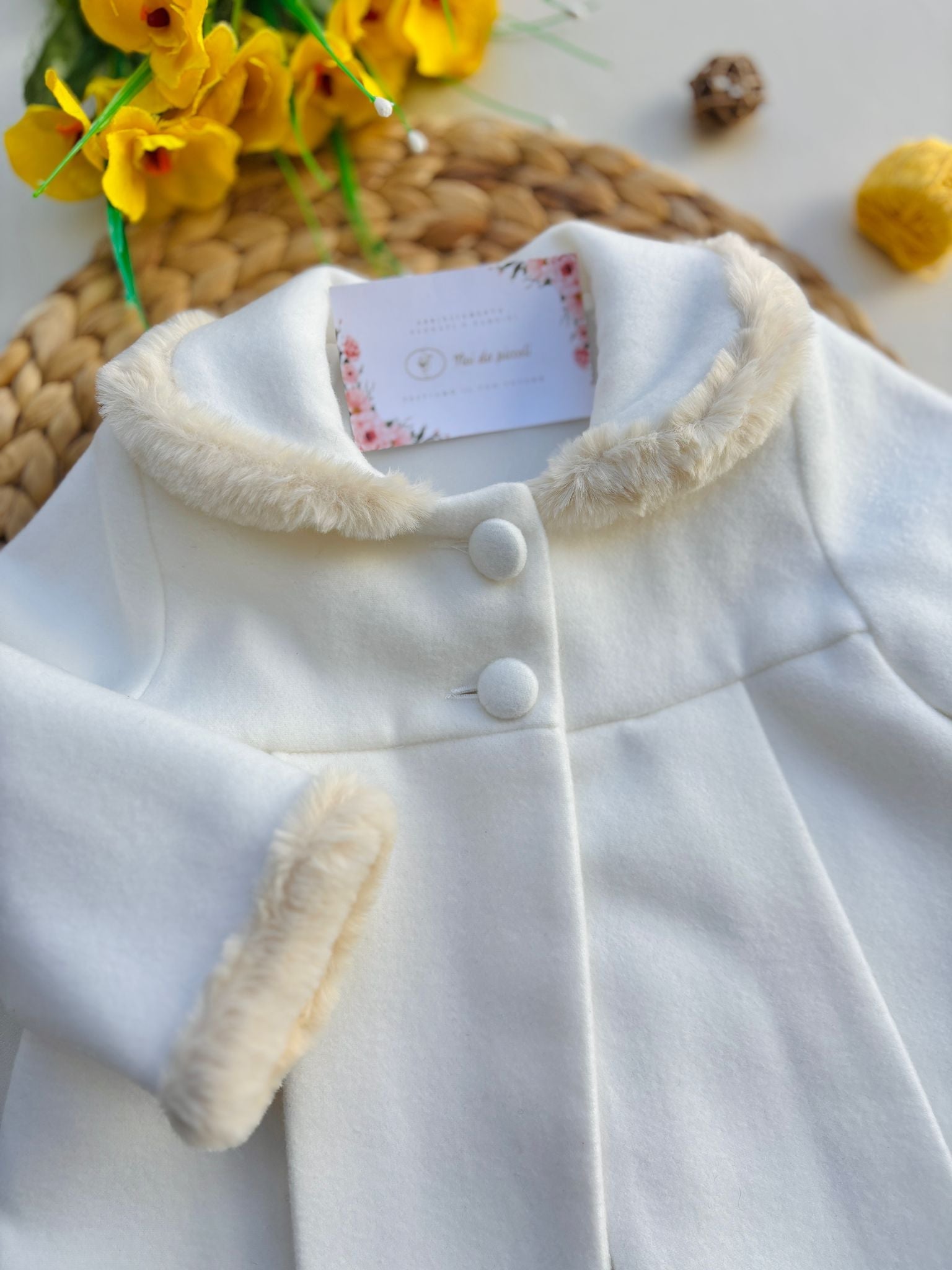CAPPOTTO IN PANNO PANNA - Noi da piccoli