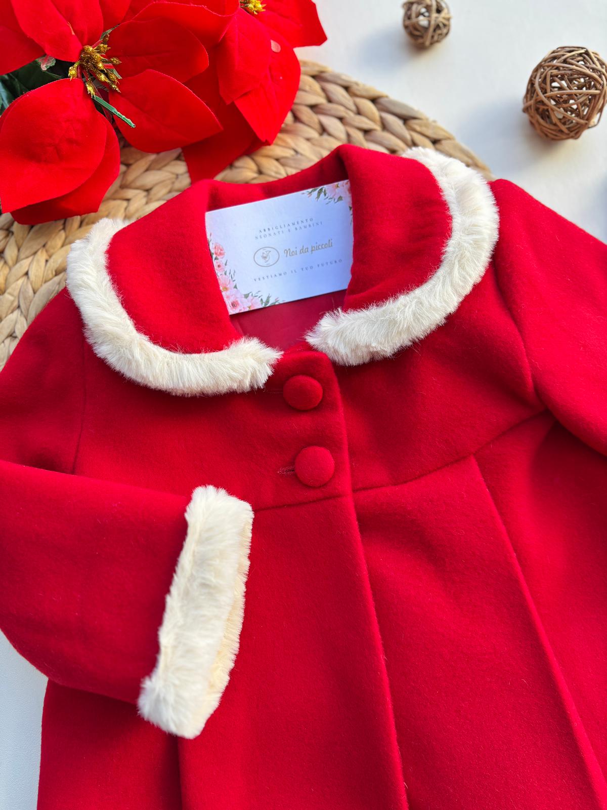 CAPPOTTO IN PANNO rojo - Noi da piccoli