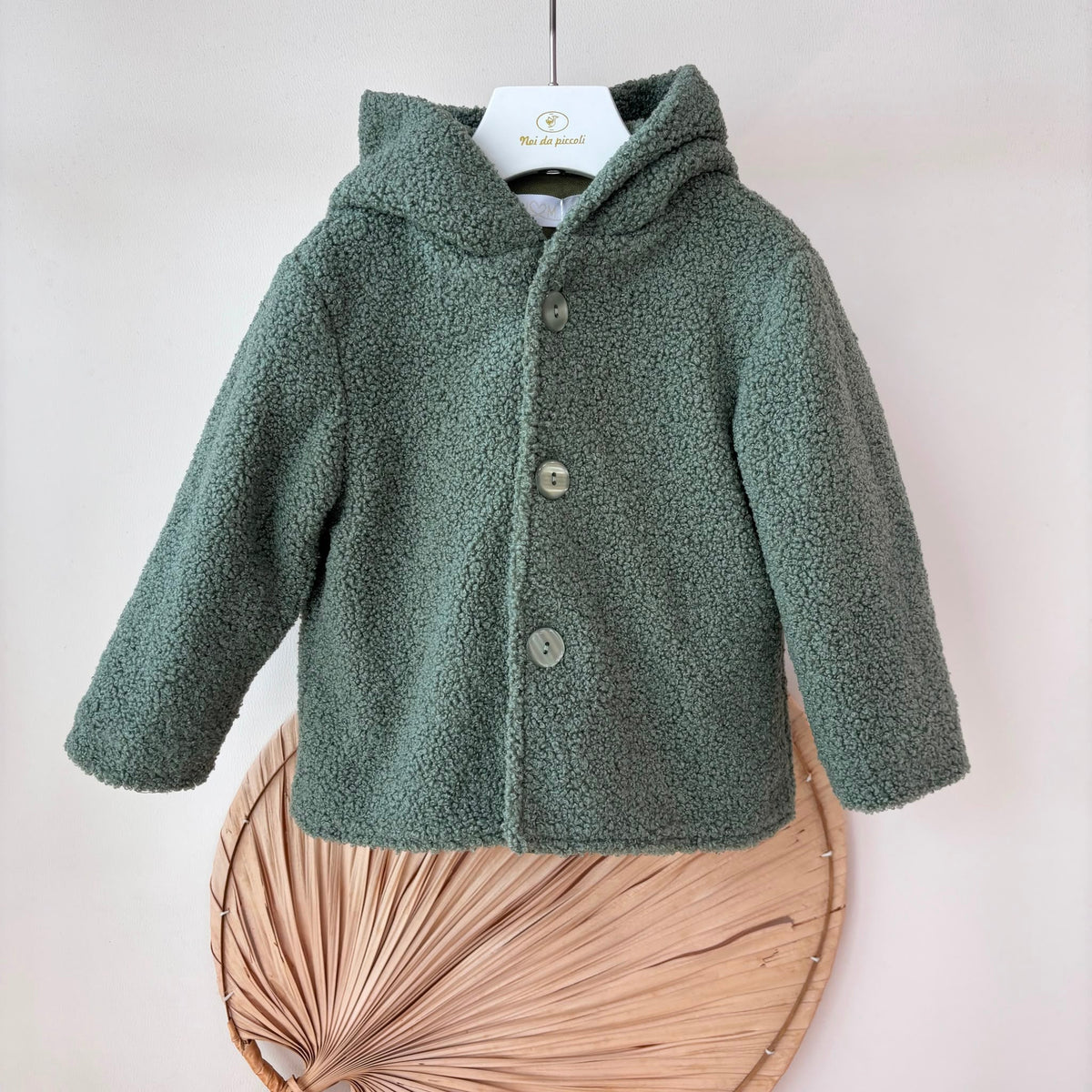 Cappotto Teddy Verde Isabel - Noi da piccoli