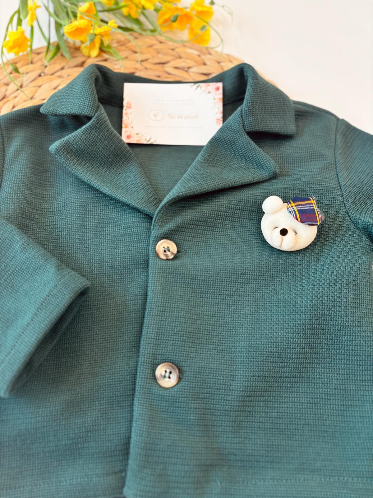 CARDIGAN VERDE - Noi da piccoli
